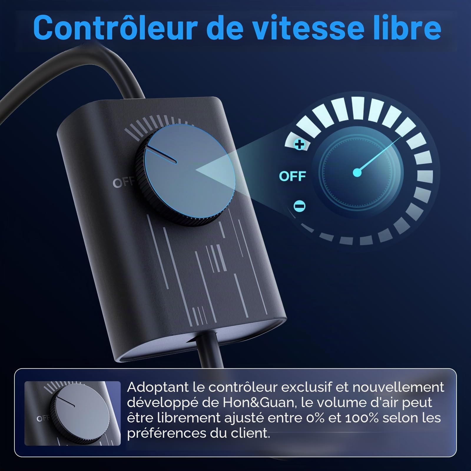 Hon&Guan Extracteur d'Air 150mm Silencieux avec Régulateur de Vitesse, Ventilateur d'extraction avec Prise Europlug IP44 Classe de Protection pour Machines à Graver au Laser