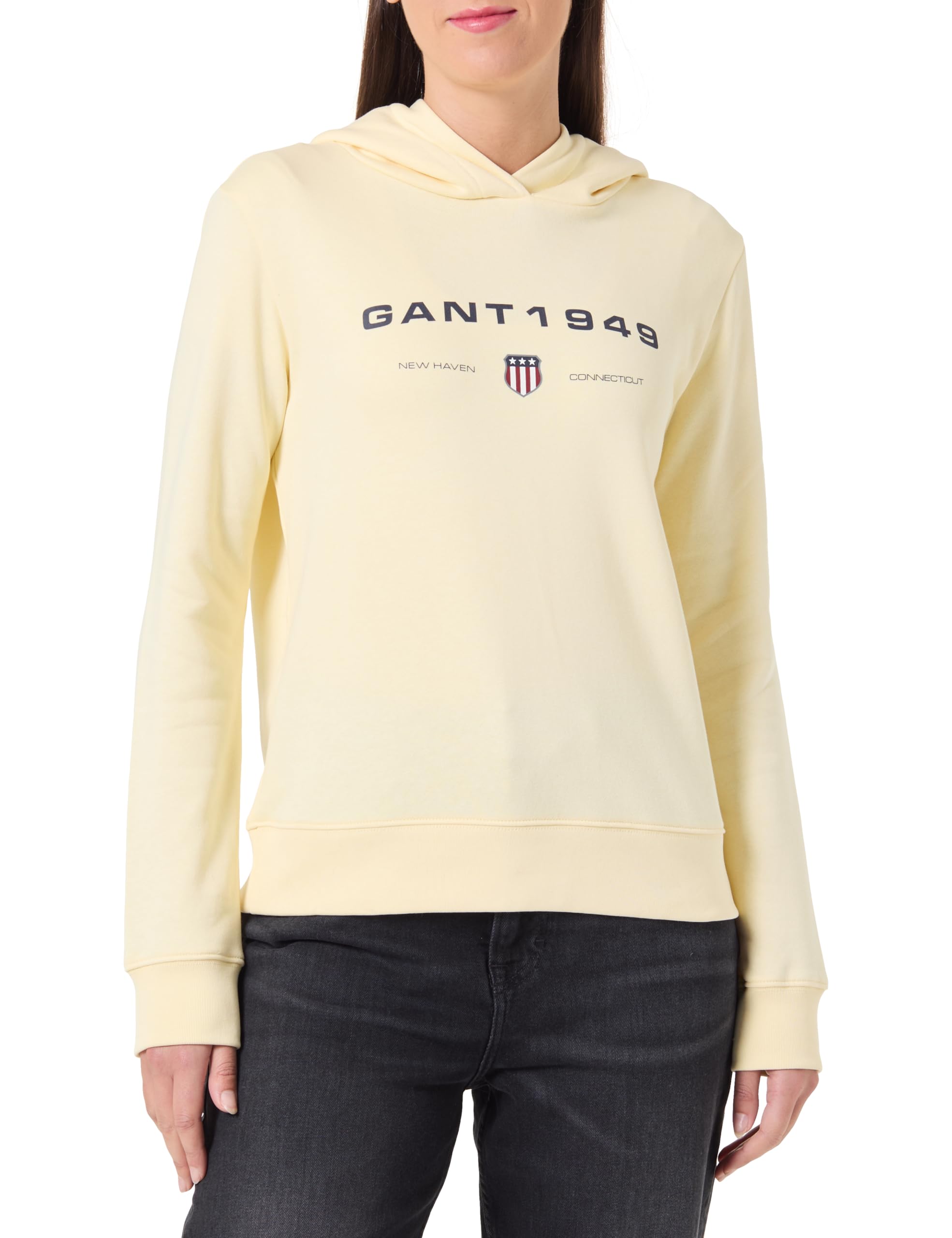 Gant Damen Reg Graphic Hoodie Kapuzenpullover (1er Pack)
