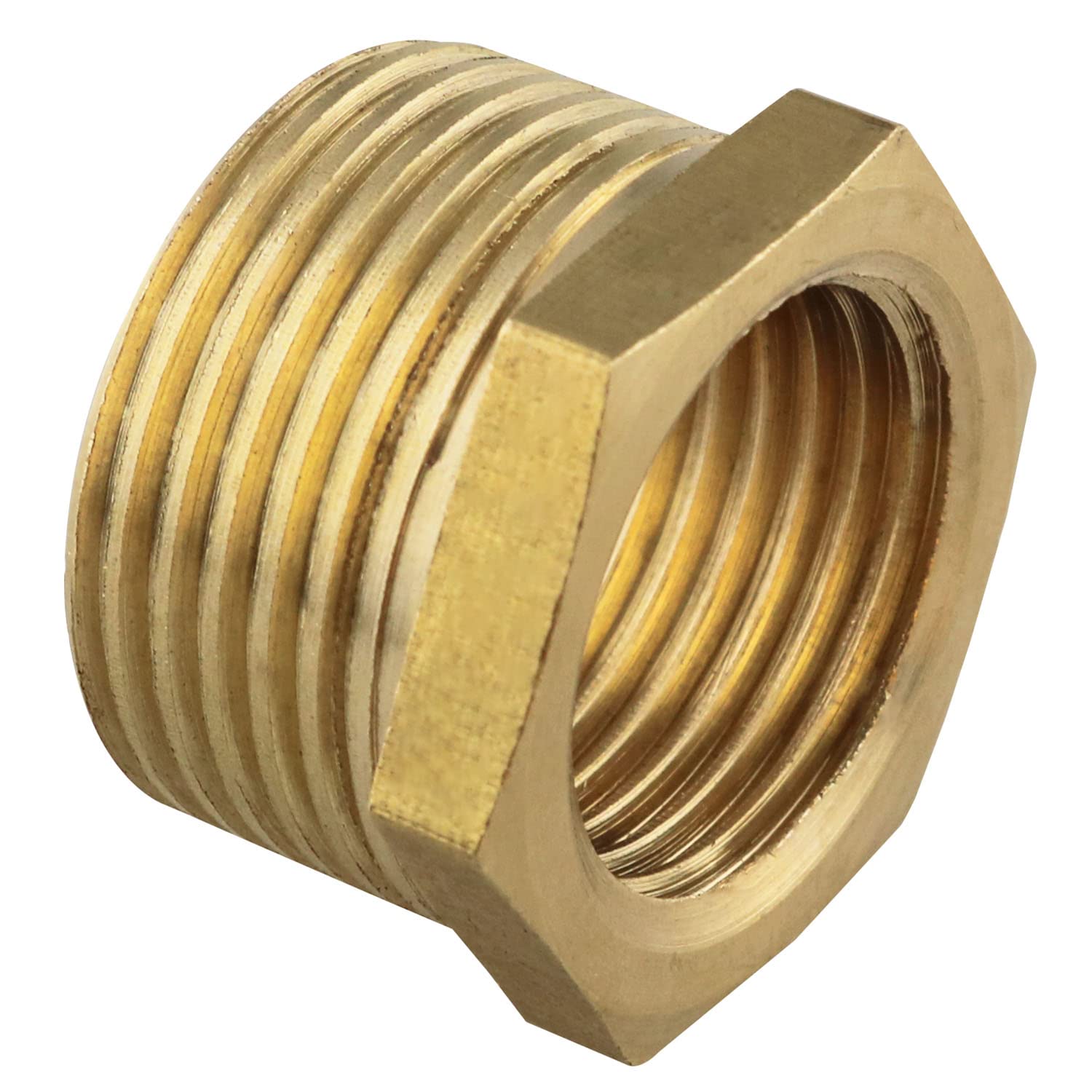 Raccord Coudé Laiton 1/2" NPT Femelle Vers 3/4" Tuyau - Pour Air, Eau, Carburant, Gaz - Neuf