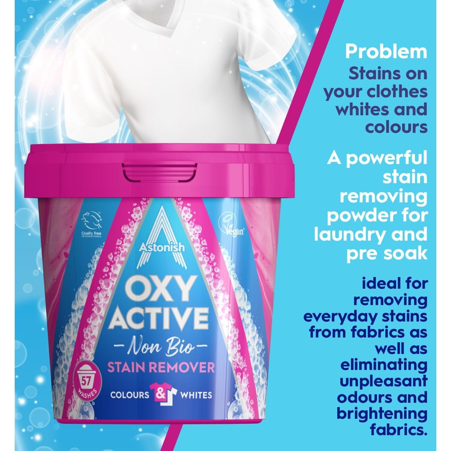 Astonish Oxi Action Non-Bio 825 g