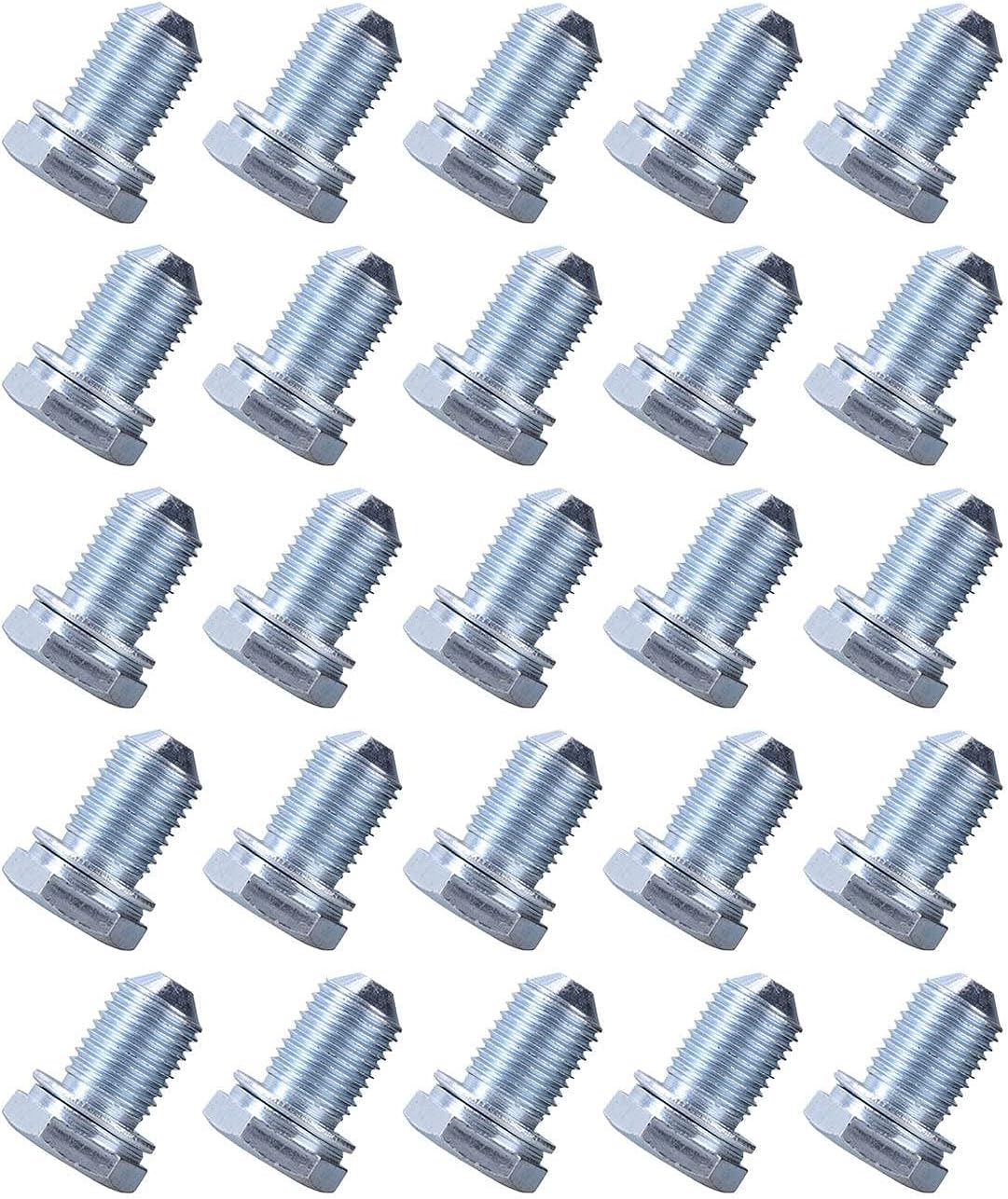 25PCS Engine Oil Pan Drain Plug Bolt Screw-N90813202