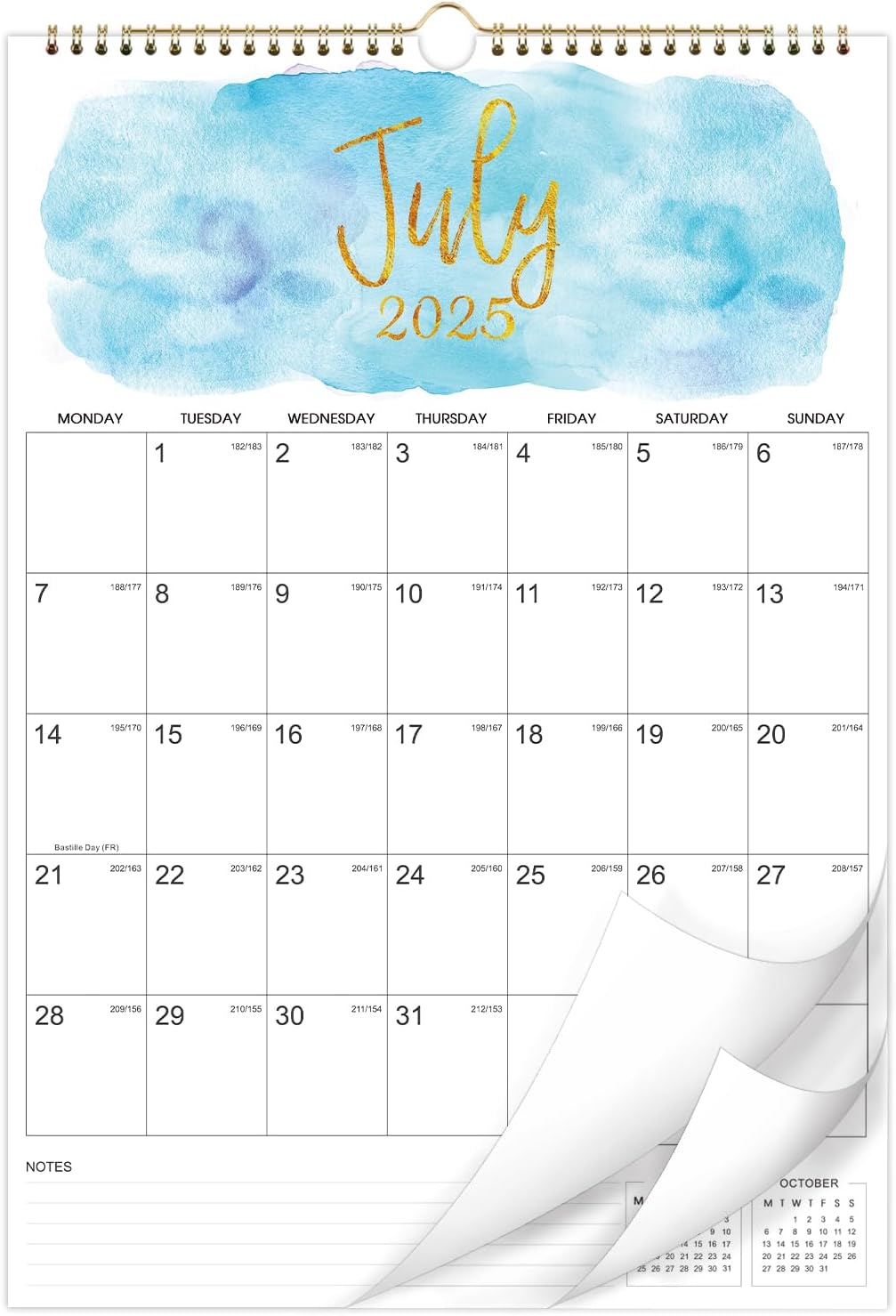 20252026 Calendar Month to View Wall Planner Calendar 20252026, 18