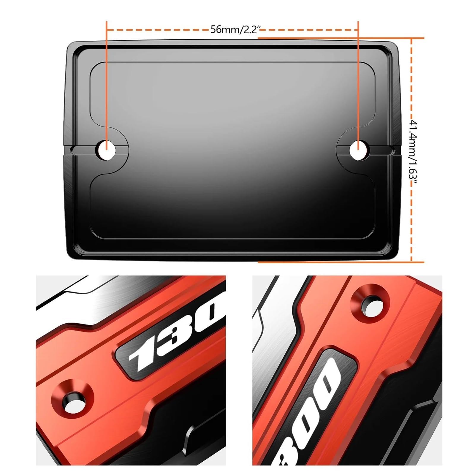 Coperchio del serbatoio Accessori Moto Tappo Di Copertura Del Serbatoio Liquido Dei Freni Anteriore Per SUZUKI Per HAYABUSA GSX1300R GSX 1300R GSXR1300 1999-2020 2018 2019(Grey)