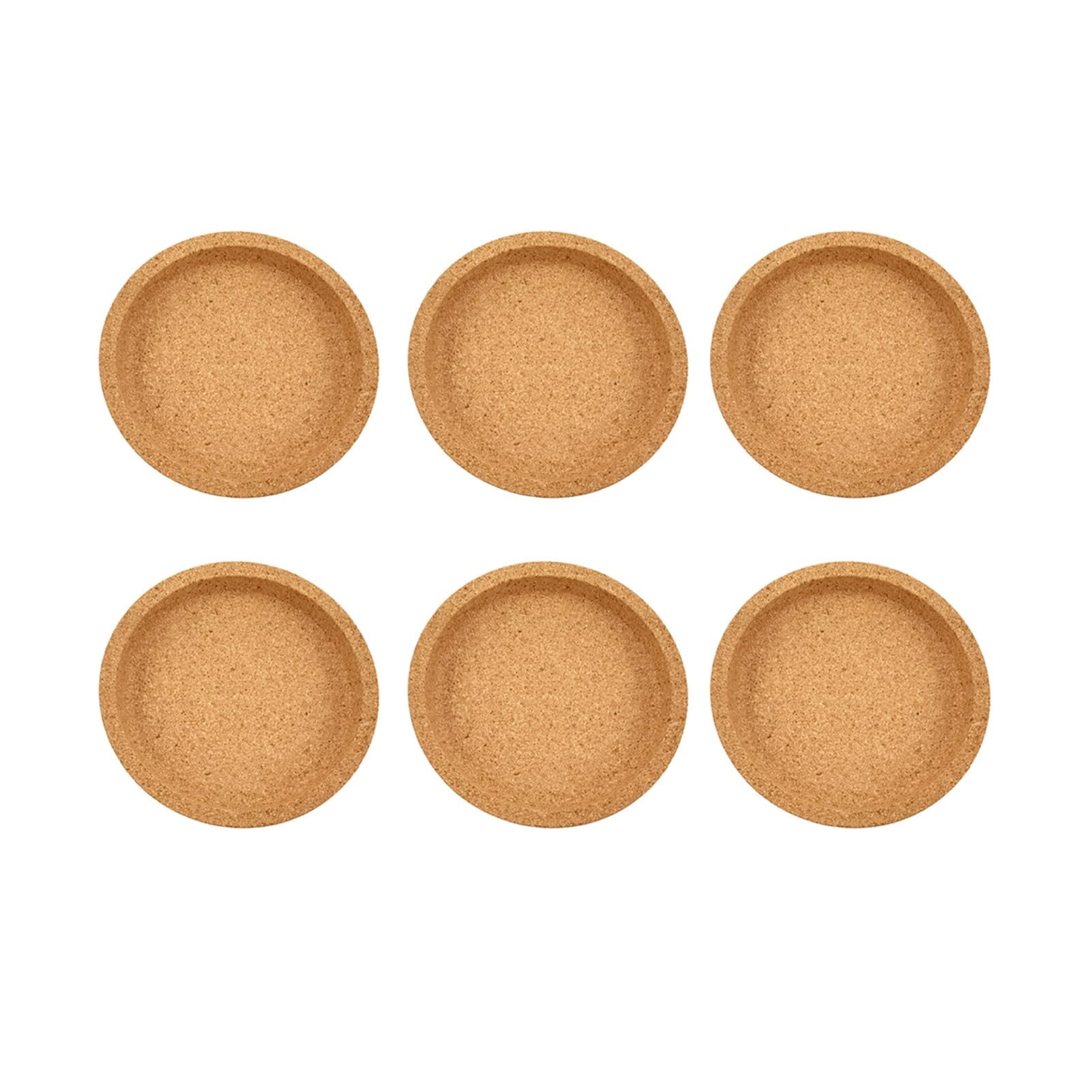Coaster, Strong Heat Insulation Cork, Performance Round Cork with Three-Dimensional Design