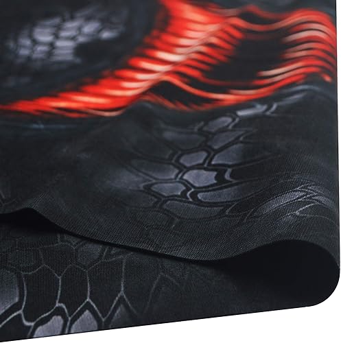 Miniatura 236 de Obacle - Tapabocas con cuello polar y de estilo de pañuelo contra el polvo y el sol para hombre y mujer Calavera Azul Ojo y Nariz