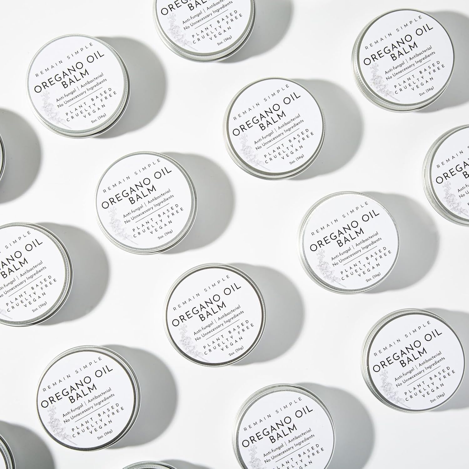 Remain Simple Oregano Oil Balm - Intensive Skin Rescue Salve - Soothes Dry, Cracked & Itchy Areas - Calms Redness & Irritation - Natural Tea Tree & Shea Butter Moisturizer - 2 oz - Image 6