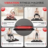 Vista 4 de Sperax Walking Treadmill Pad with APP, 3 in 1 Under Desk Treadmill, 400W Low Noise Walking Vibration Pad with Remote Control,Portable Treadmills for