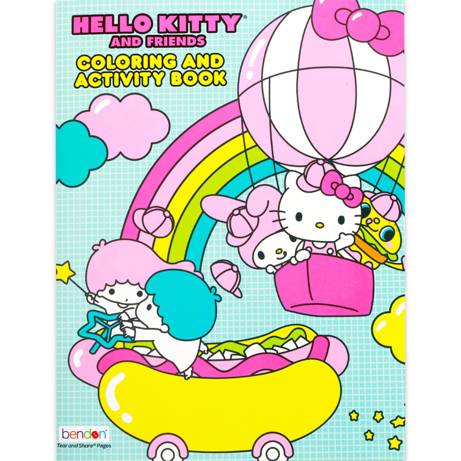 Hello Kitty Set di attività definitive - Pacchetto di arti e mestieri con libro da colorare, adesivi, giochi, puzzle, disegni e altro ancora | Hello Kitty Activities per ragazze, bambini