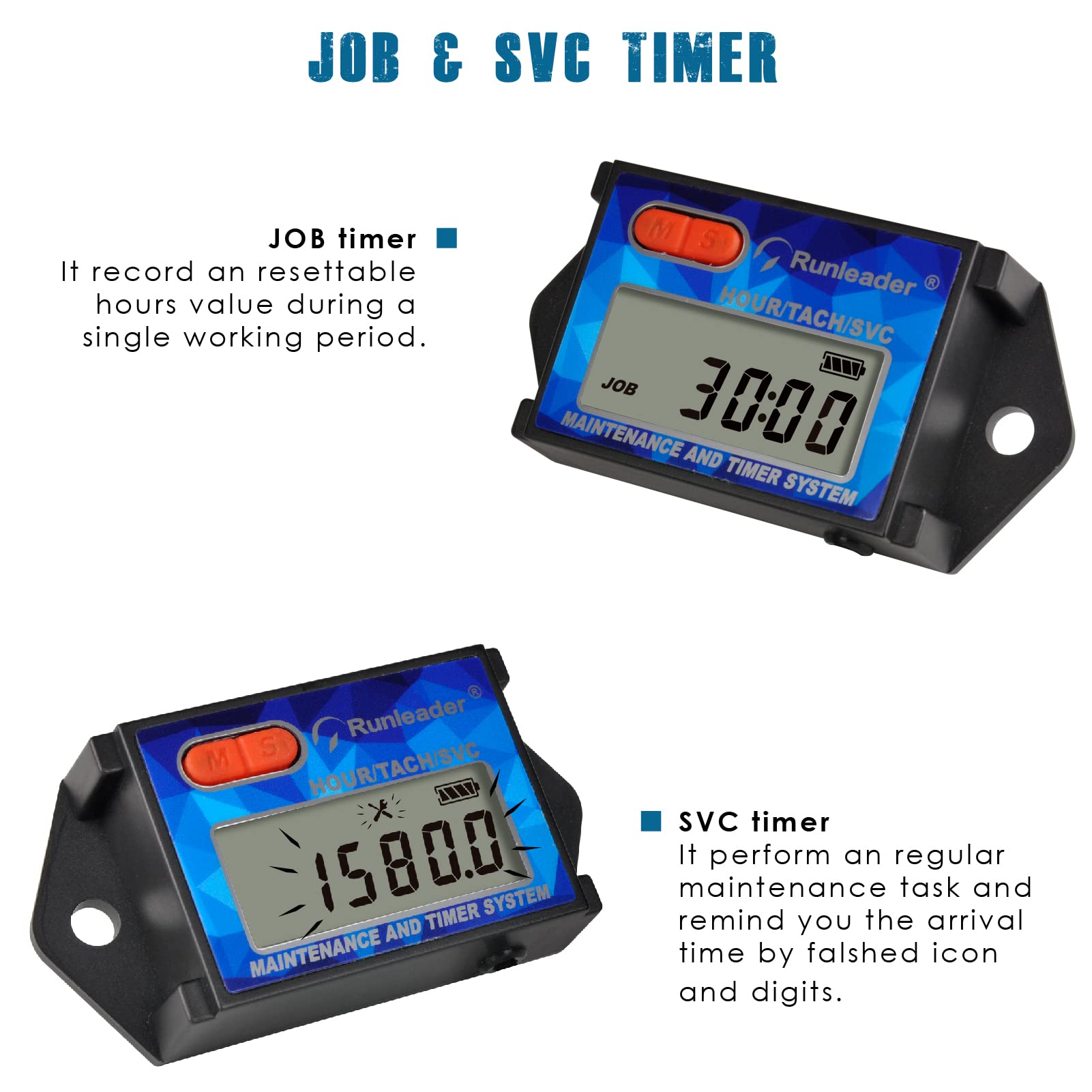 あっちゃん　HR710 ROADREADY RRPMP3000 Amazon.com: Runleader Digital LCD Hour Meter,AC/DC 5V to