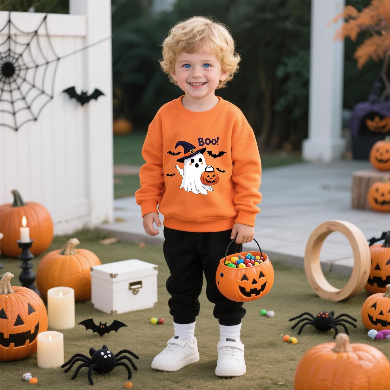 Kids Christmas Ugly Sweatshirt Boys Girls Funny 3D Graphic Xmas Pullover Long Sleeve Jumper Shirts Size 3-14T - Image 2