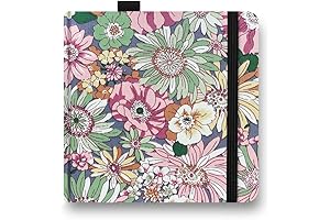 5x5" Handy Portable Handmade Cloth Fabric Hardcover Watercolor Sketchbook 140 LB