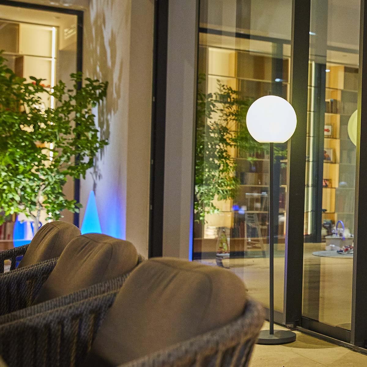 Lumisky Lampada da terra senza fili per esterni H150CM LUNY TALL