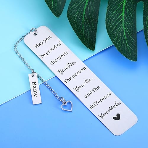 Miniatura 4 de Marcapáginas de regalo de agradecimiento para compañeros de trabajo personalizados para mujeres, hombres, colegas, jefes, líderes, empleados,