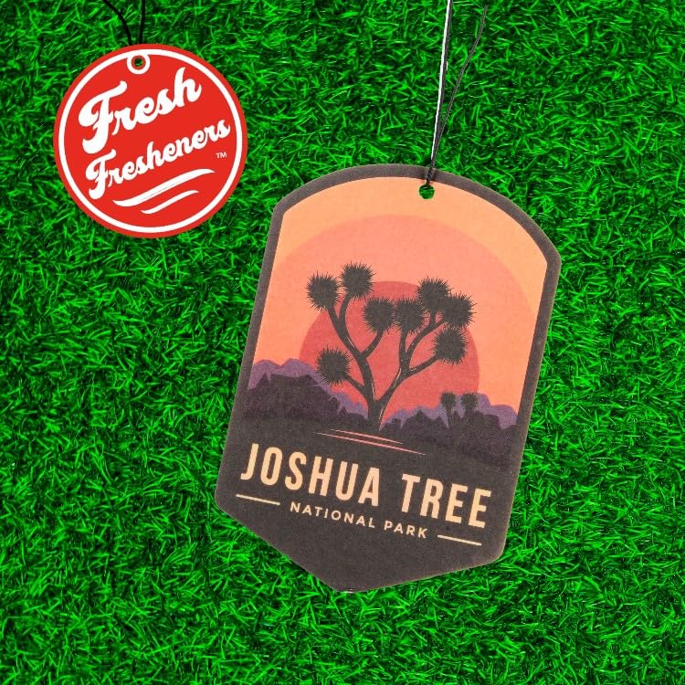 Image of Outdoor Adventure Car Air Freshener 3 Pack Scented With Premium Oils By Fresh Fresheners (Joshua Tree National Park)
