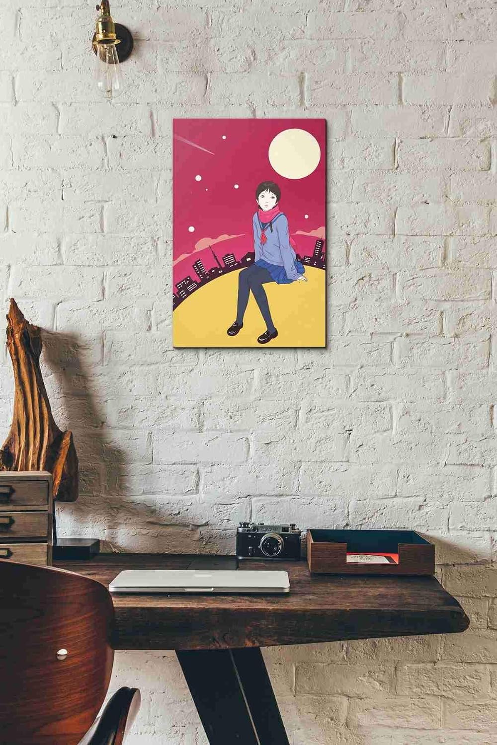 Epic Graffiti 'Twilight' by Sai Tamiya, Canvas Wall Art, 12"x18"