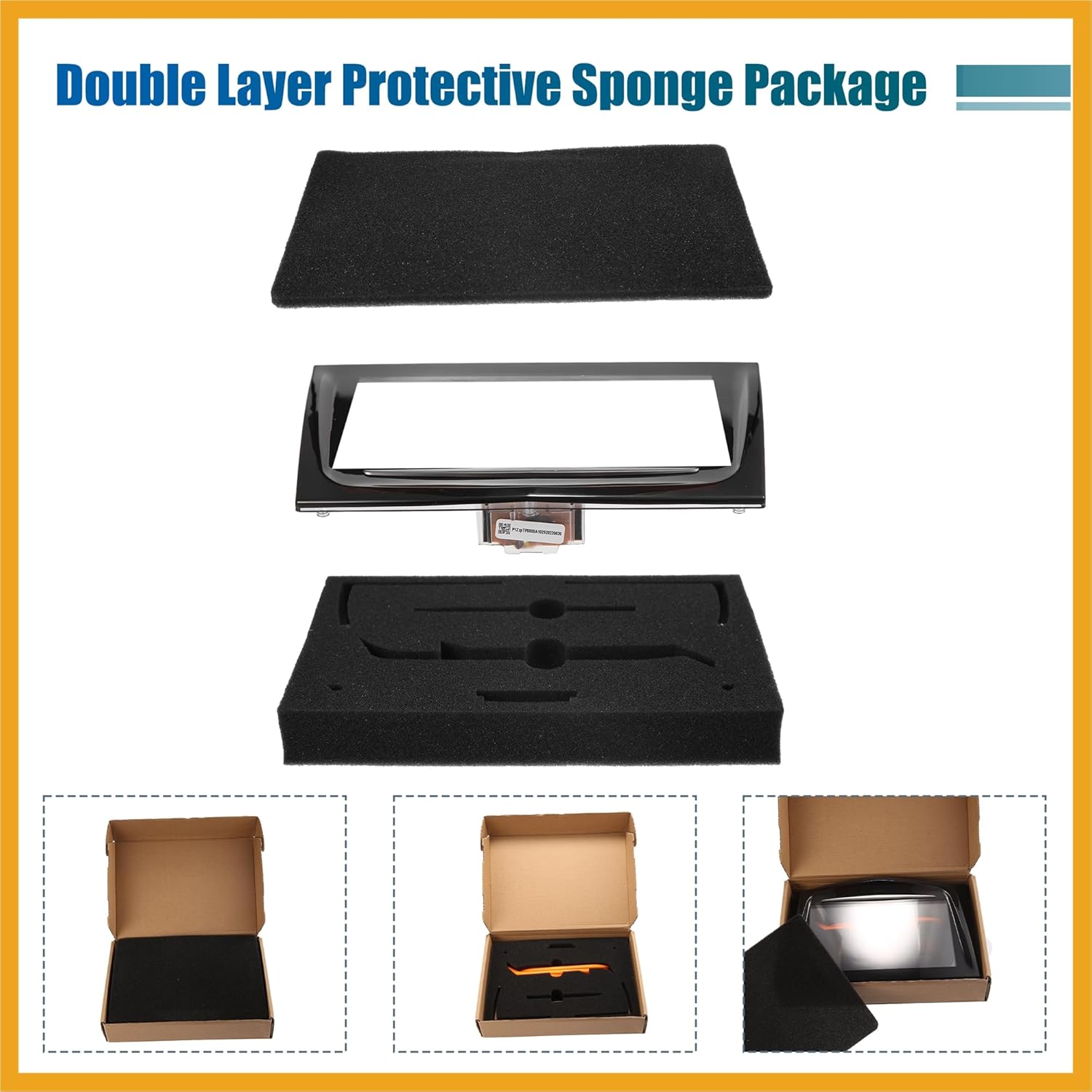 1 Set Touch Screen Display for CUE Infotainment System for Cadillac ATS CTS ELR Escalade SRX XTS 2013-2017 20867046 Gel Free Touch Screen Protector W/Trim Remove Tool Replacement