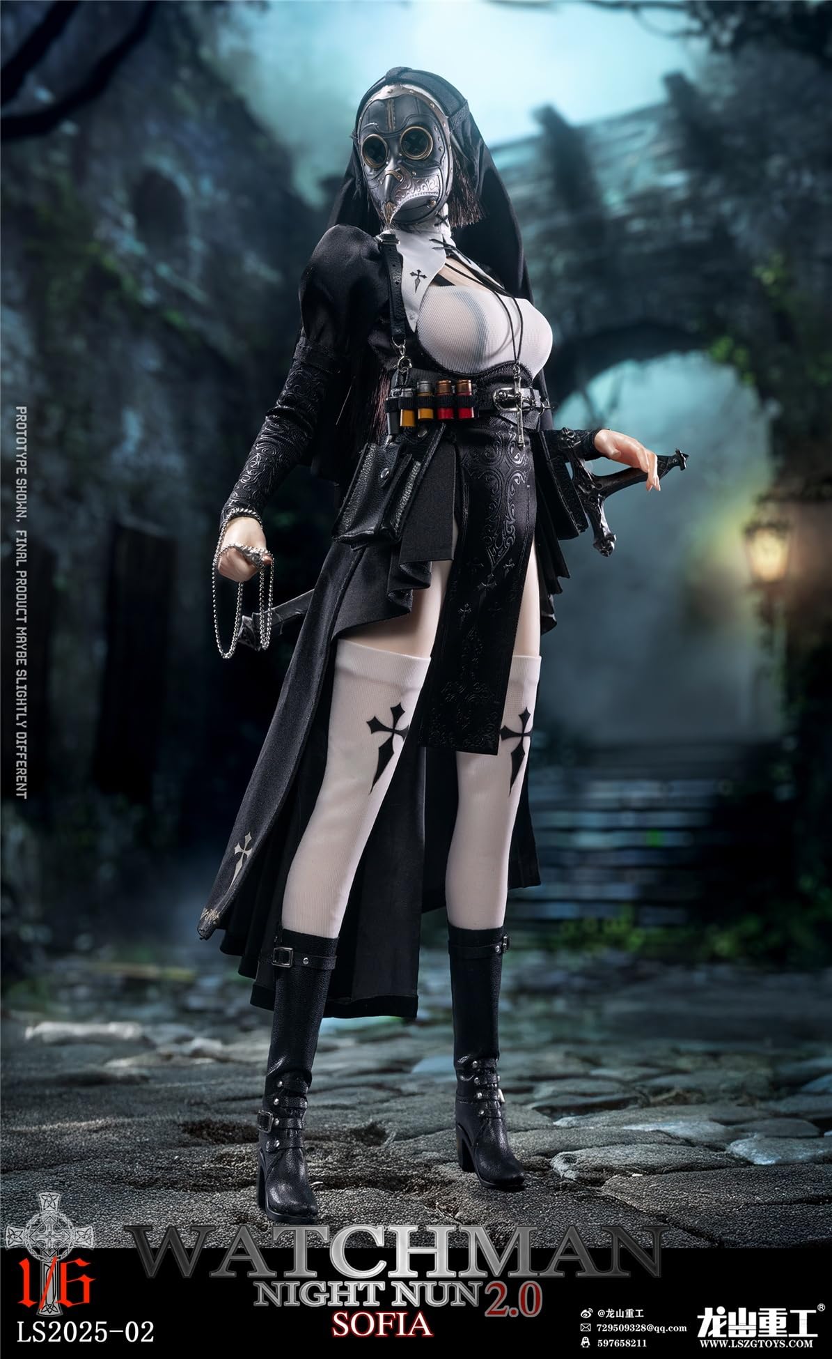 Amazon.co.jp: Longshan Heavy Industry 1/6 フィギュア 修道女 