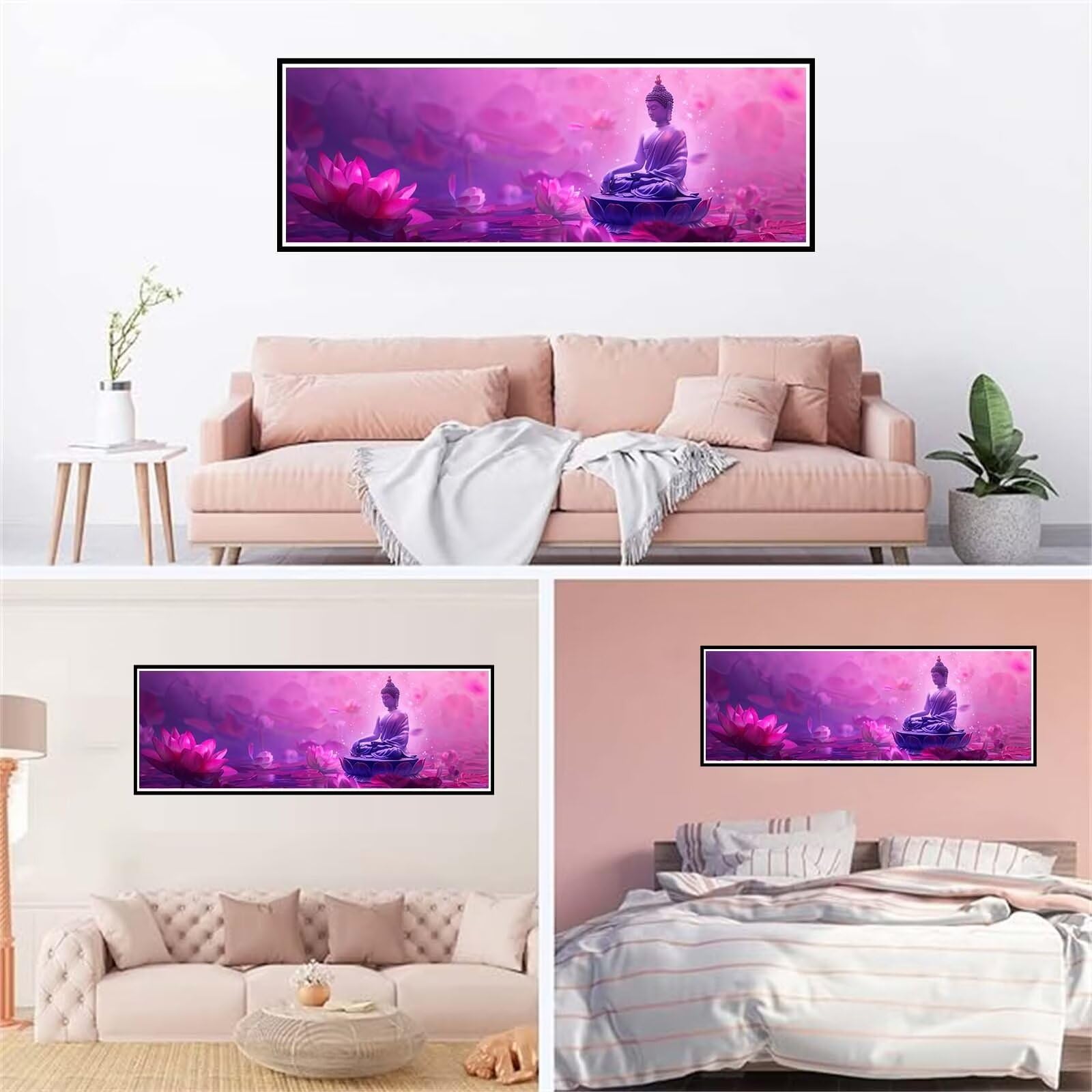 Kit Diamond Painting Adulte 50x110 Cm - Broderie Diamant 5D Grand Format - Loisir Créatif Anti-Stress - Décoration Murale - 11