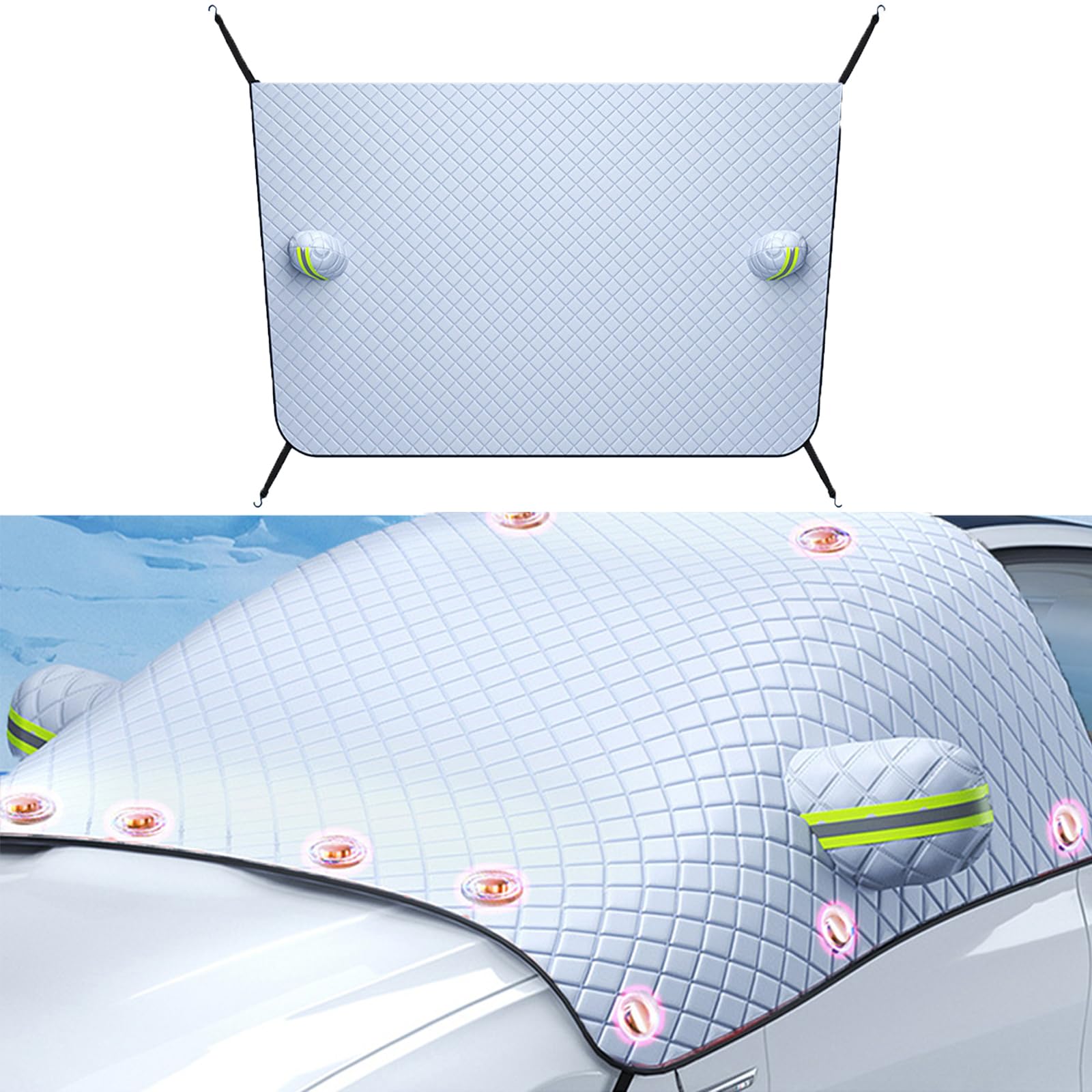 Amazon.co.jp: フロントガラス フロントガラスカバー 凍結防止シート