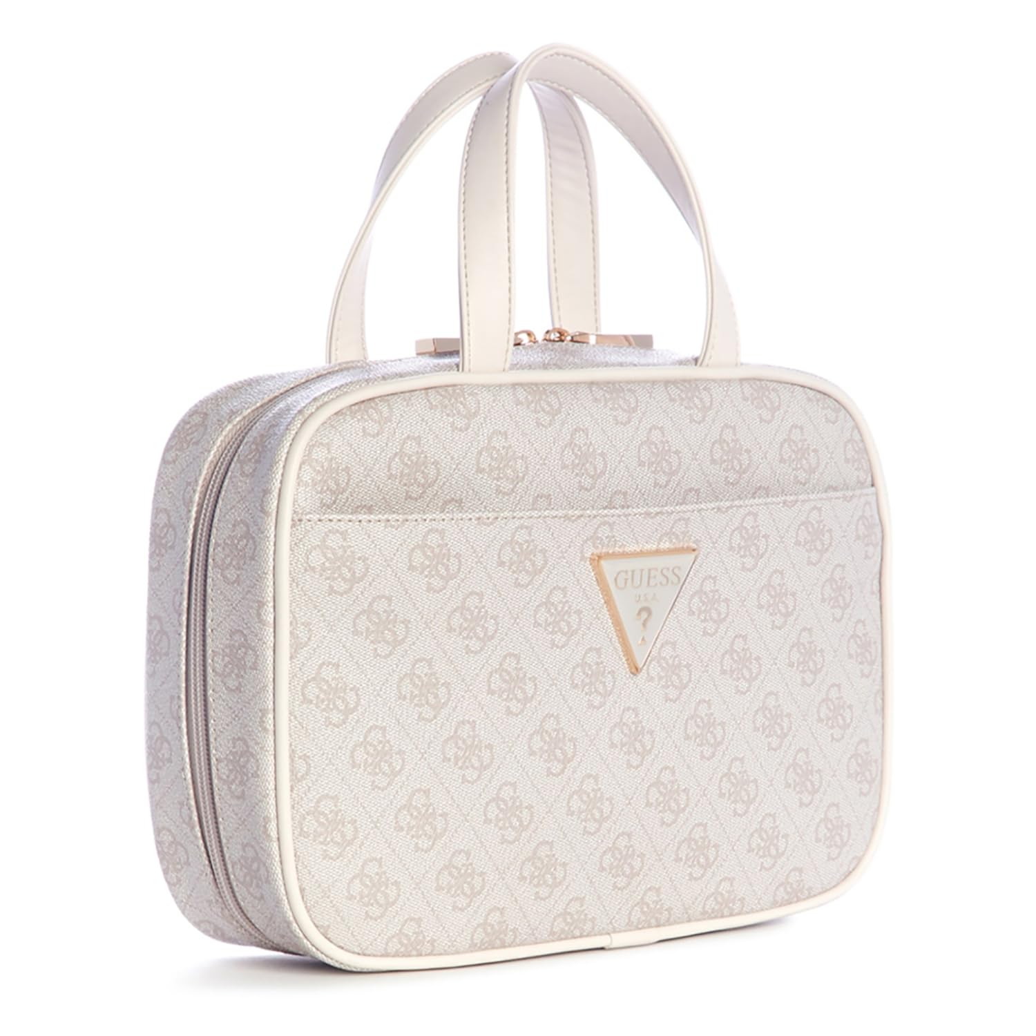 GUESS Kulturbeutel Jesco Hanging Weekender Dove Creme