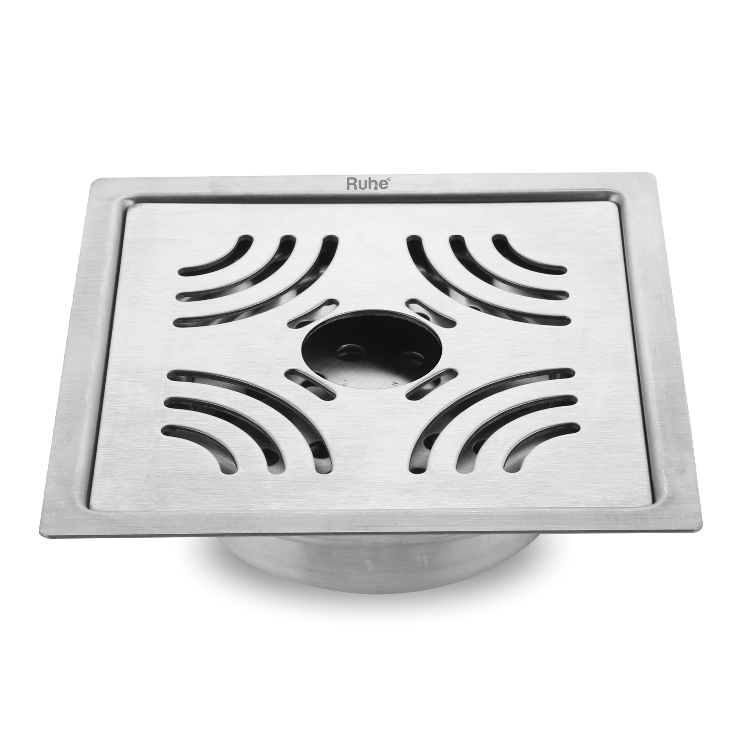 Ruhe® Exclusive Emerald Floor Drainer | 304-Grade Stainless Steel Floor Drain- Emerald Exclusive Square Flat Cut (6x6 inches) with Cockroach Trap/Jali & Hole (B08N1GBZF5) Amazon Price History, Amazon Price Tracker