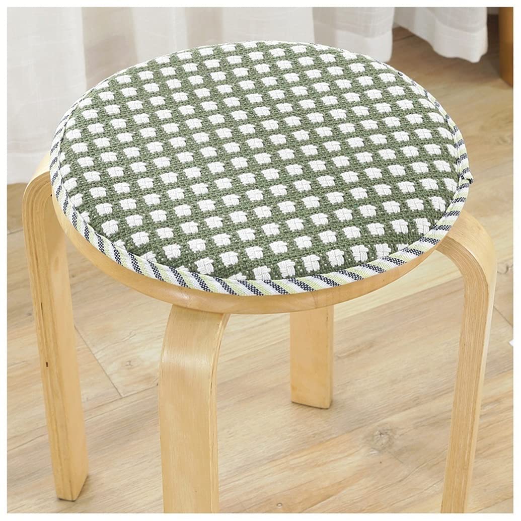 Coussin de chaise patio et bistrot galette ronde 30cm lot de 4 pour repas en extérieur