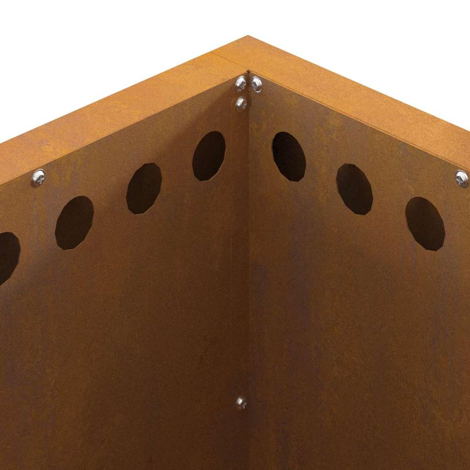 Fasba Fogata Cuadrada Moderna para Exterior: Diseño Elegante y Resistente, Fácil Mantenimiento, Jardines y Terrazas