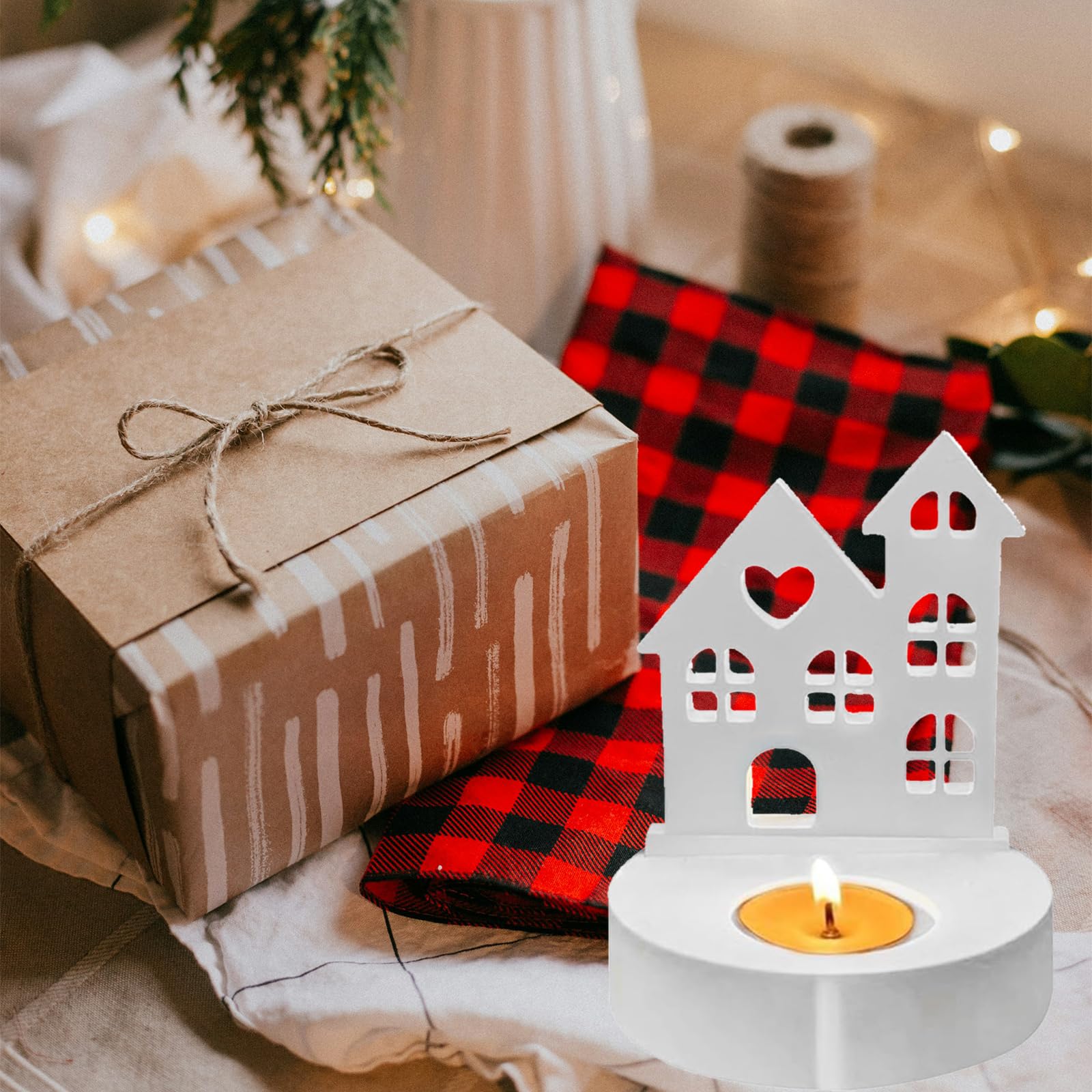 TREABEAR Moule En Silicone, Moules à Bougies, Moules à Savon