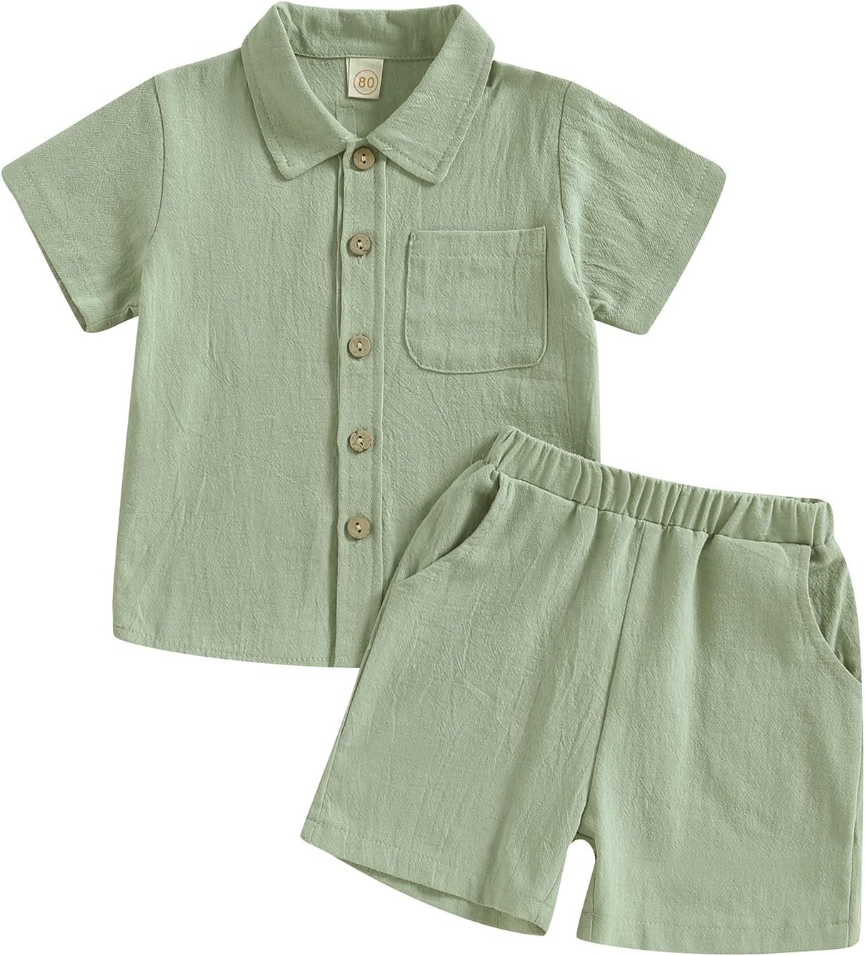 Sprifallbaby Toddler Baby Boy Easter Outfit Carrot Print Short Sleeve Lapel Button Down Shirt and Shorts Summer Clothes Set