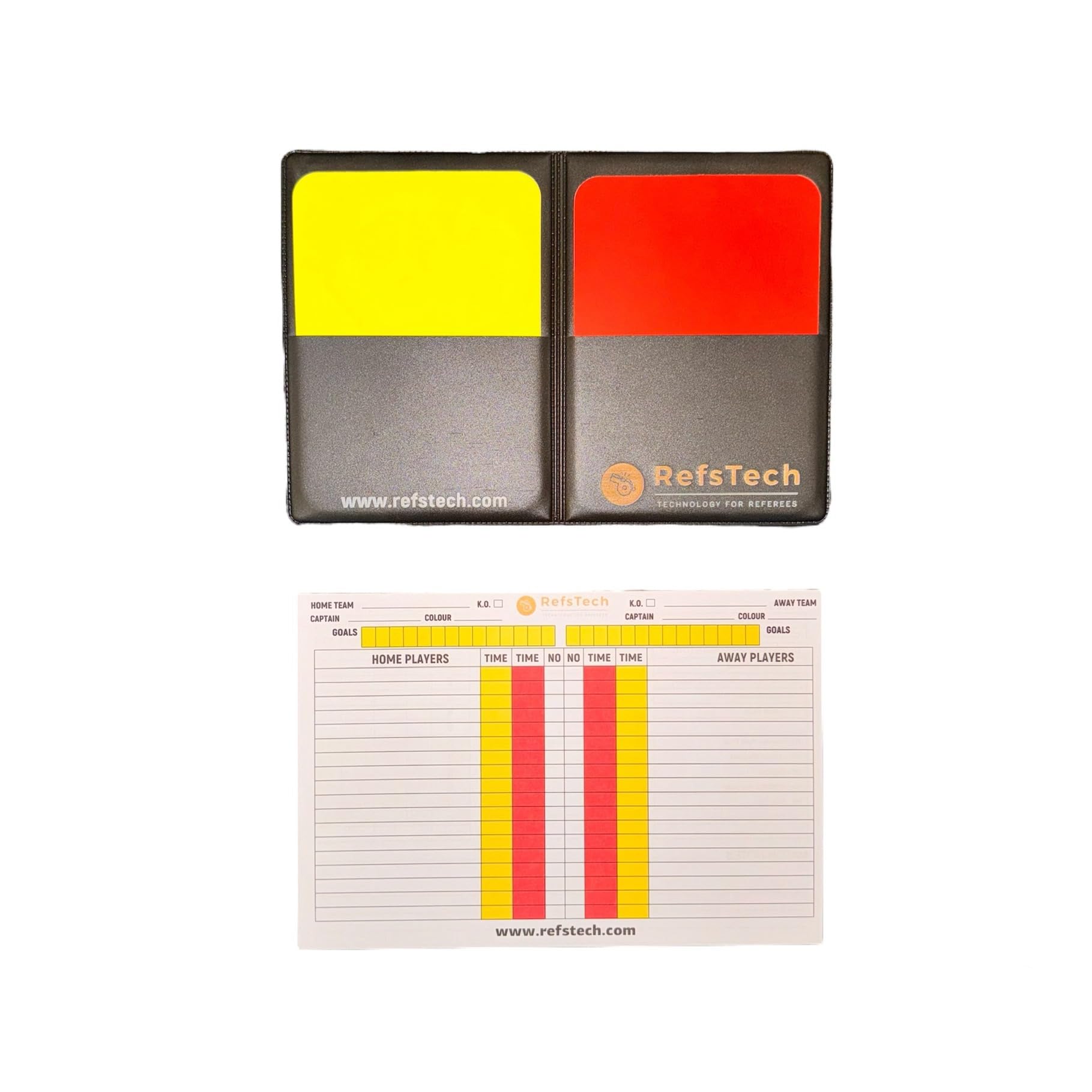 Referee Match Pad Without SinBin + Card Wallet (Yellow & Red Cards Not Included)