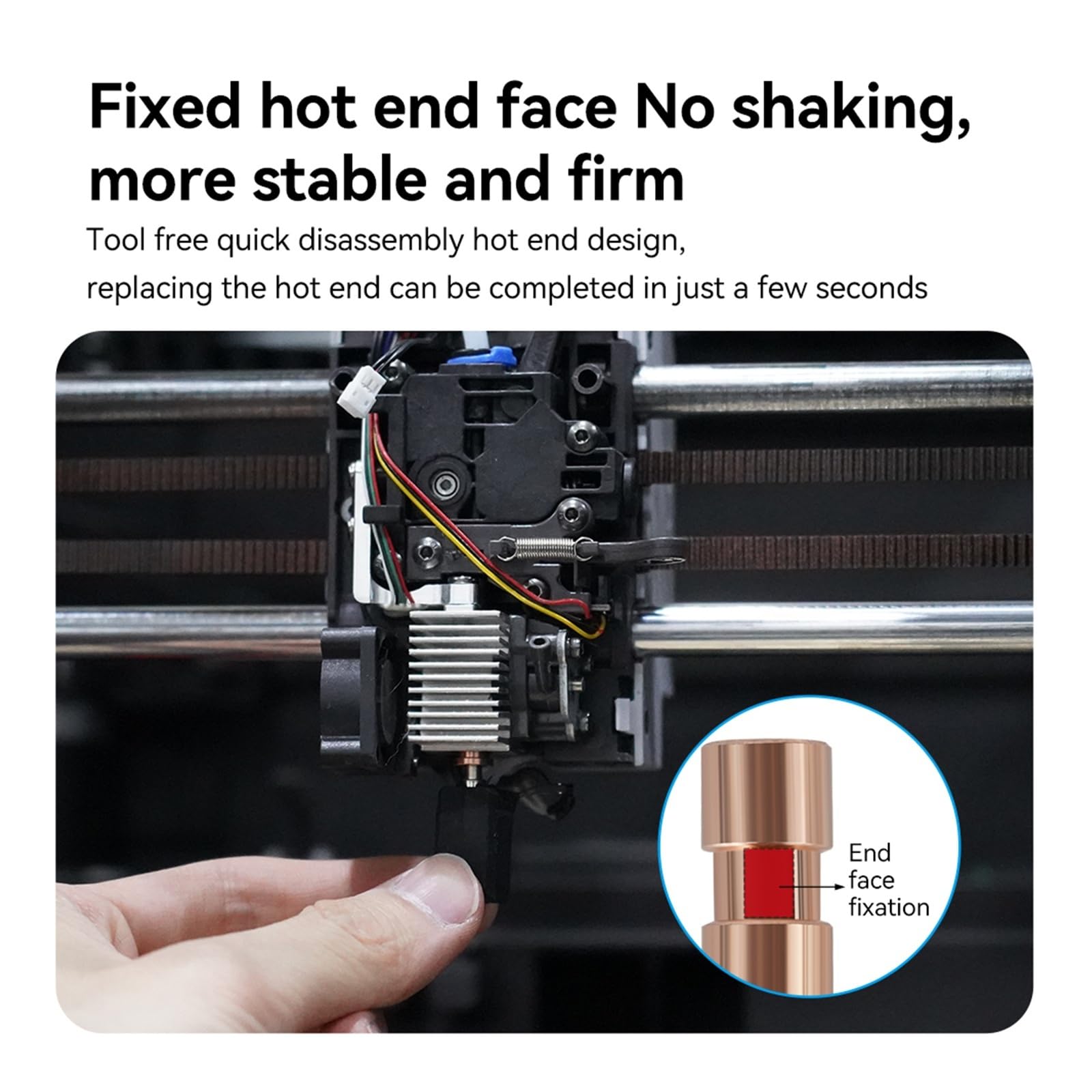 Dla S1 Hotend ceramiczna nowa aktualizacja Hotend dla S1 Combo Head S1C drukarka 3d 24V 48W 200K szybkie nagrzewanie 300 ℃(3pcs)