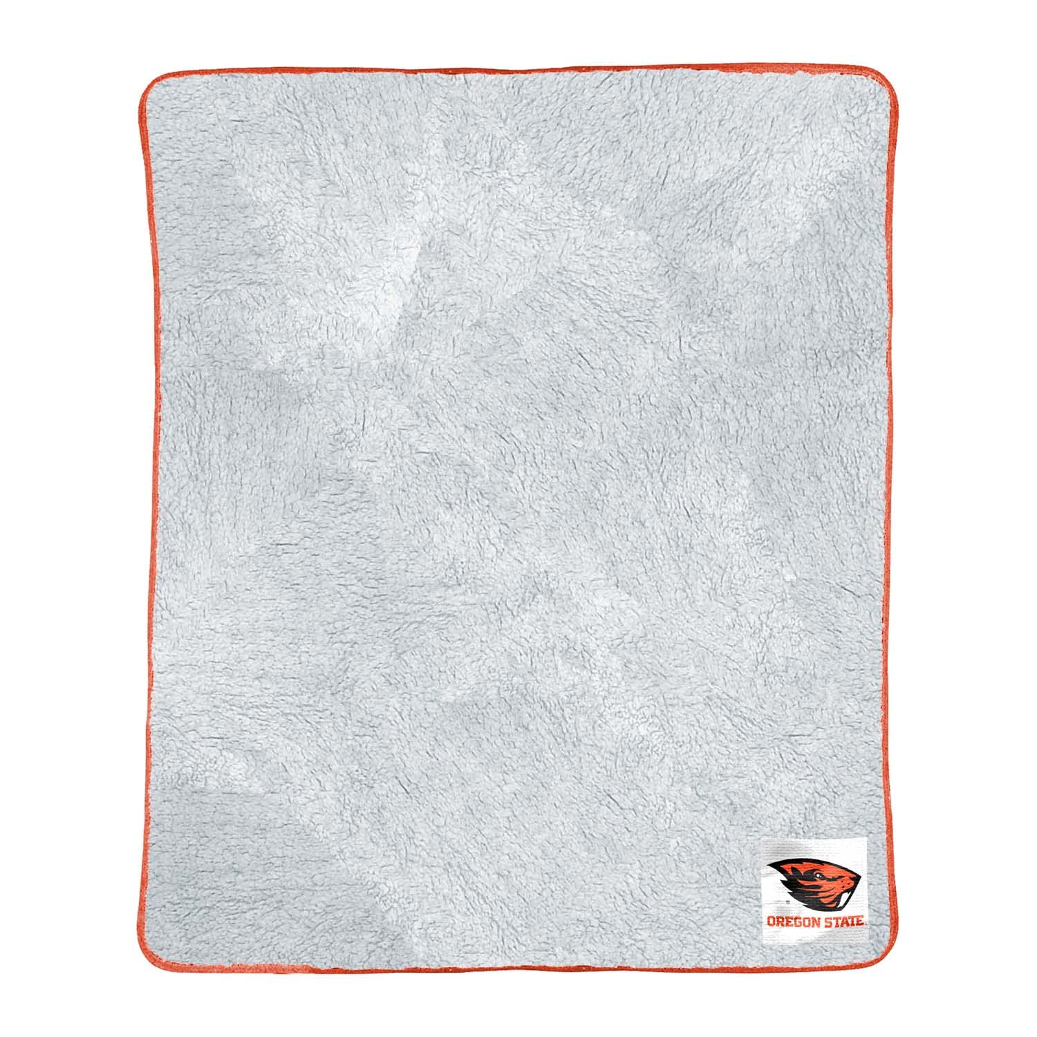 Northwest NCAA Silk Sherpa College Throw Blanket - Super Soft & Fluffy - 60" x 50" - Experience Ultimate Comfort and Coziness (Oregon State Beavers - Orange)