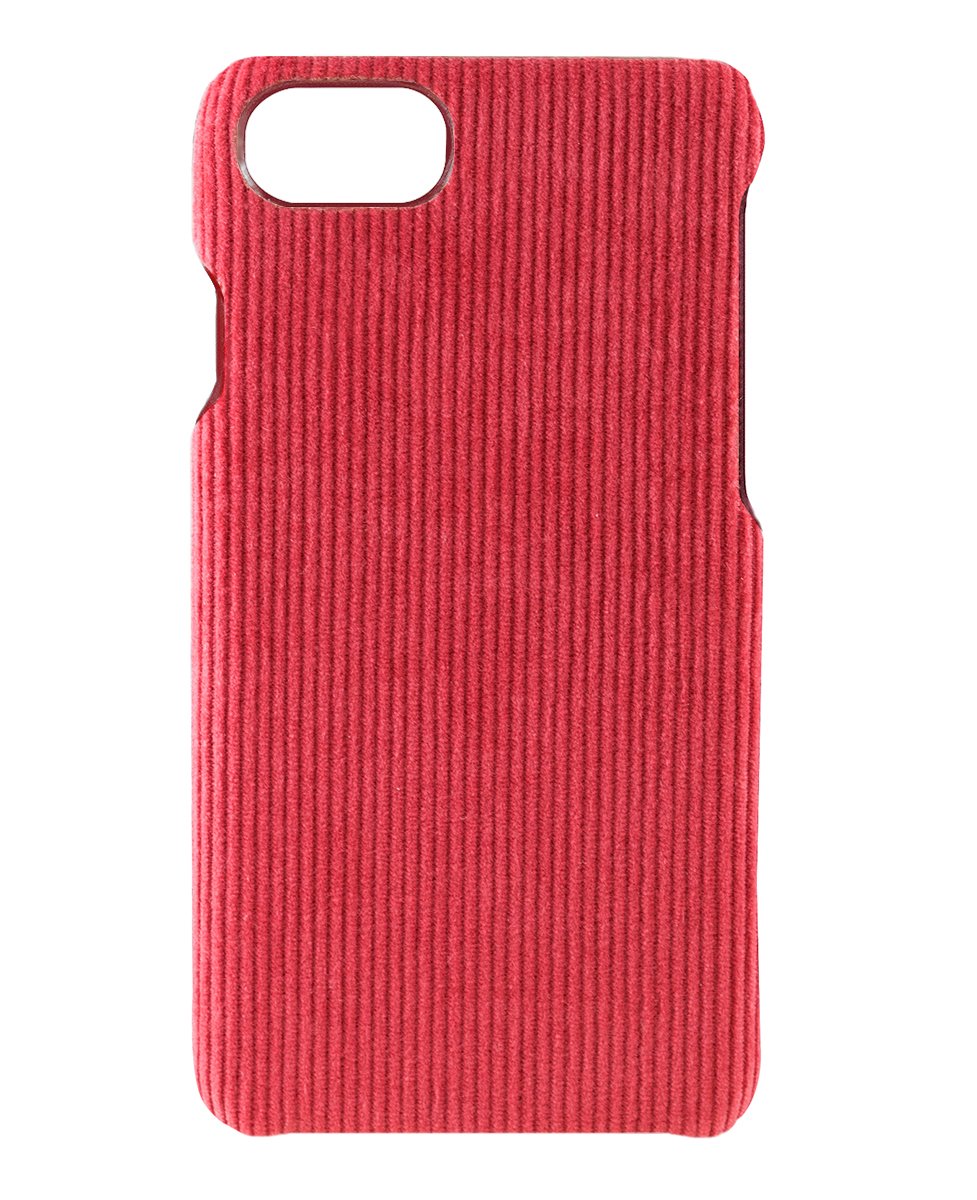 Nuv Studios Cell Phone Case for Apple iPhone 7; Apple iPhone 8 - Red Corduroy Corduroy