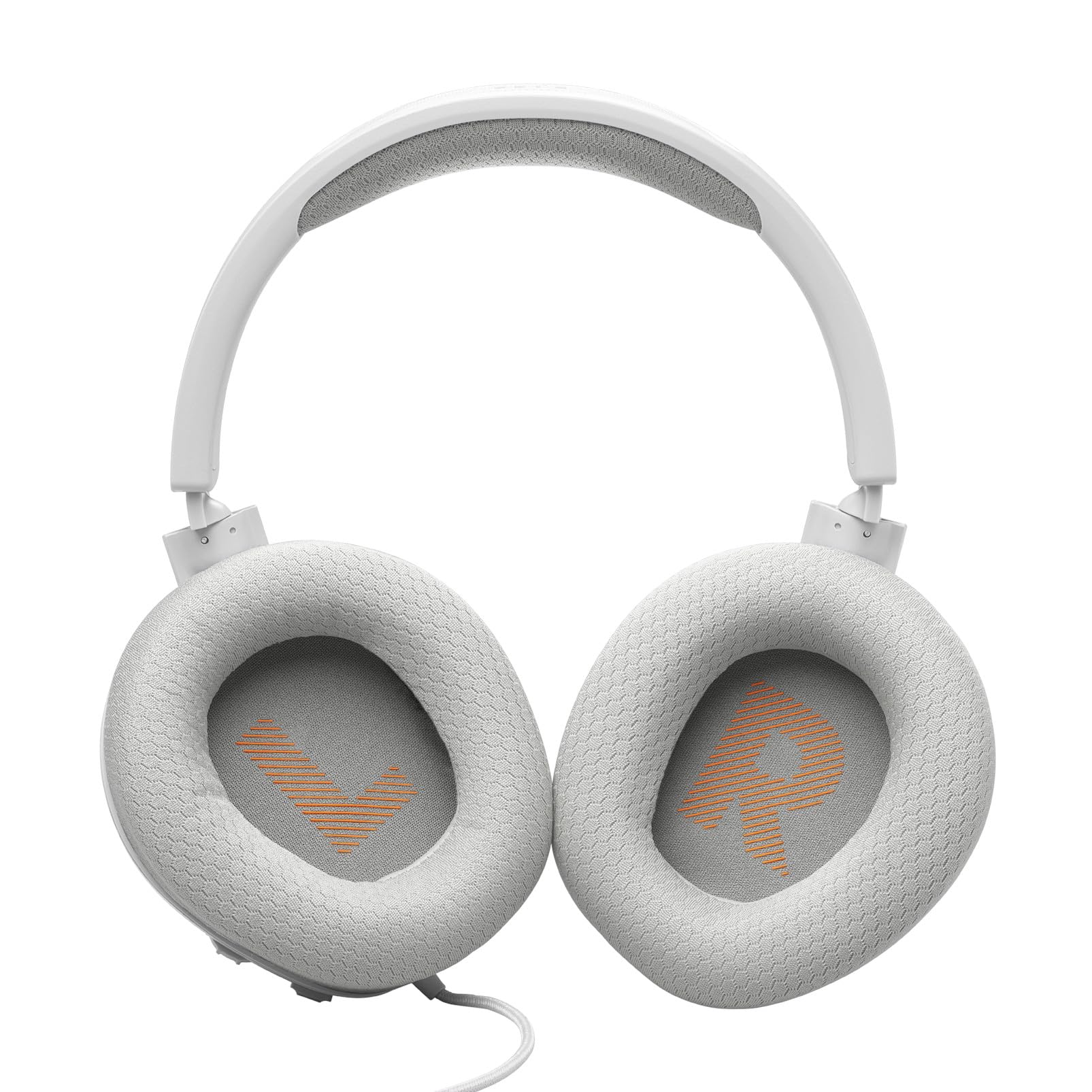JBL Quantum 100M2 - Auriculares para Juegos con Cable omnidireccional, micrófono Desmontable con opción de Silencio y Almohadillas de Espuma viscoelástica Cubiertas de Tela, compatibles con Todas Las