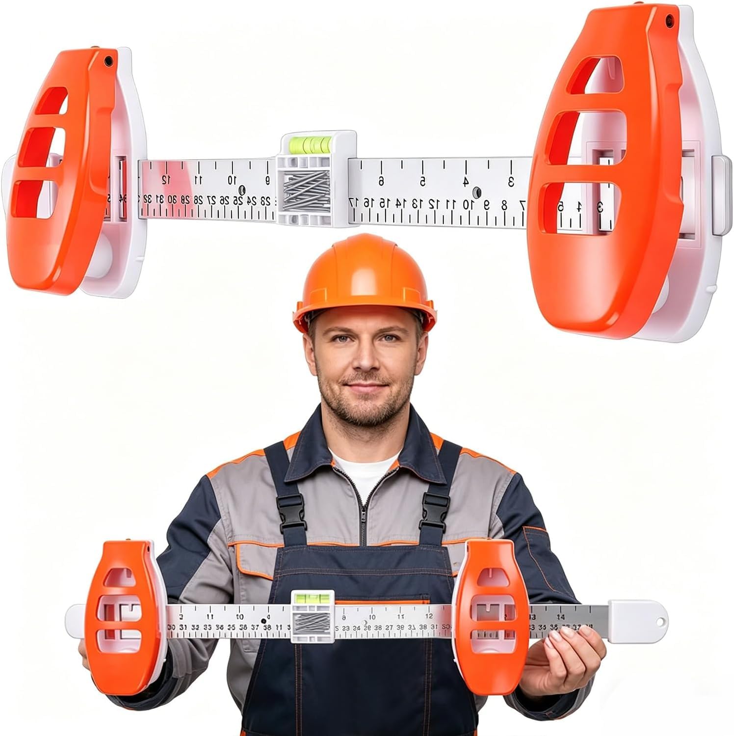 Level Ruler Picture Hanging Tool with Level for Frames & Artwork