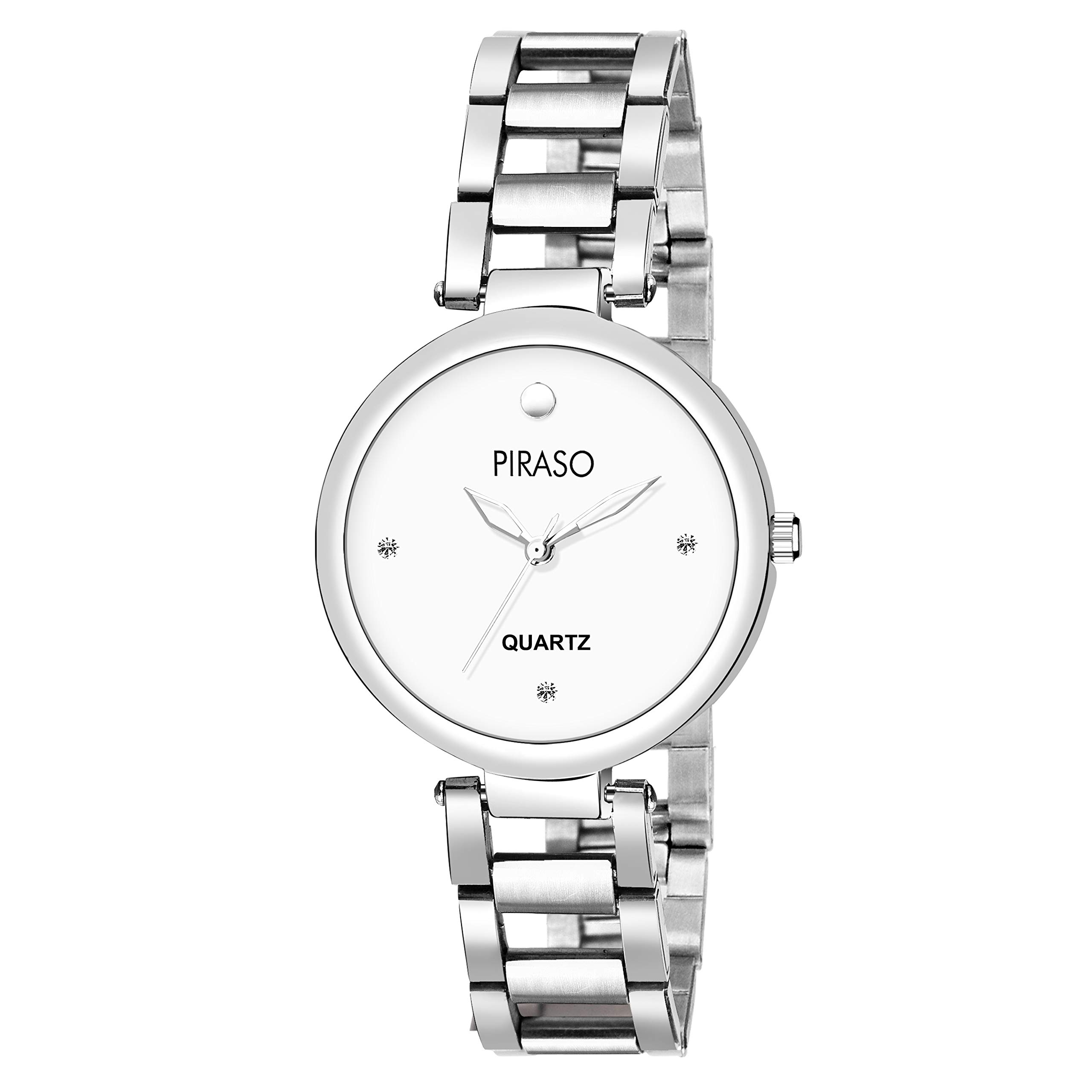 PIRASO Bracelet Analog Watch for Women-2266-WH-CK (B07Q3G8YTT) Amazon Price History, Amazon Price Tracker