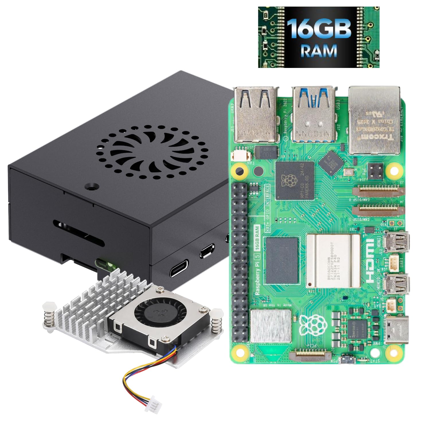 ラズパイ5 RAM16GB版 Raspberry Pi 5 / 16GB — スイッチサイエンス