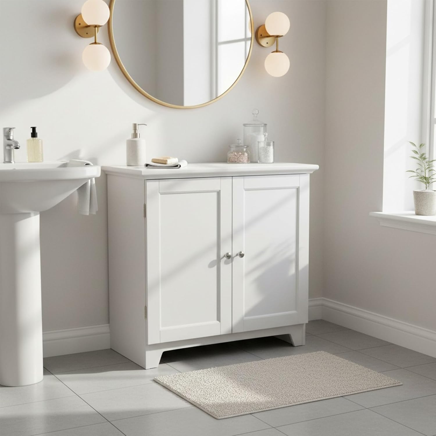 Shaker Style Double Door Cabinet