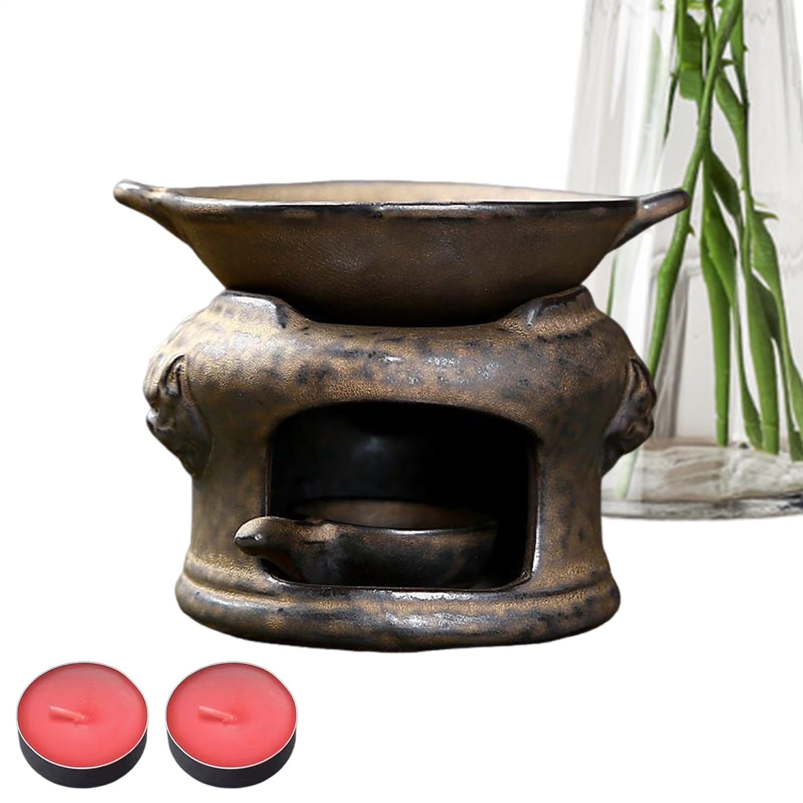 Bruciatore Per Aromaterapia Diffusore Di Aromi In Ceramica Multifunzionale