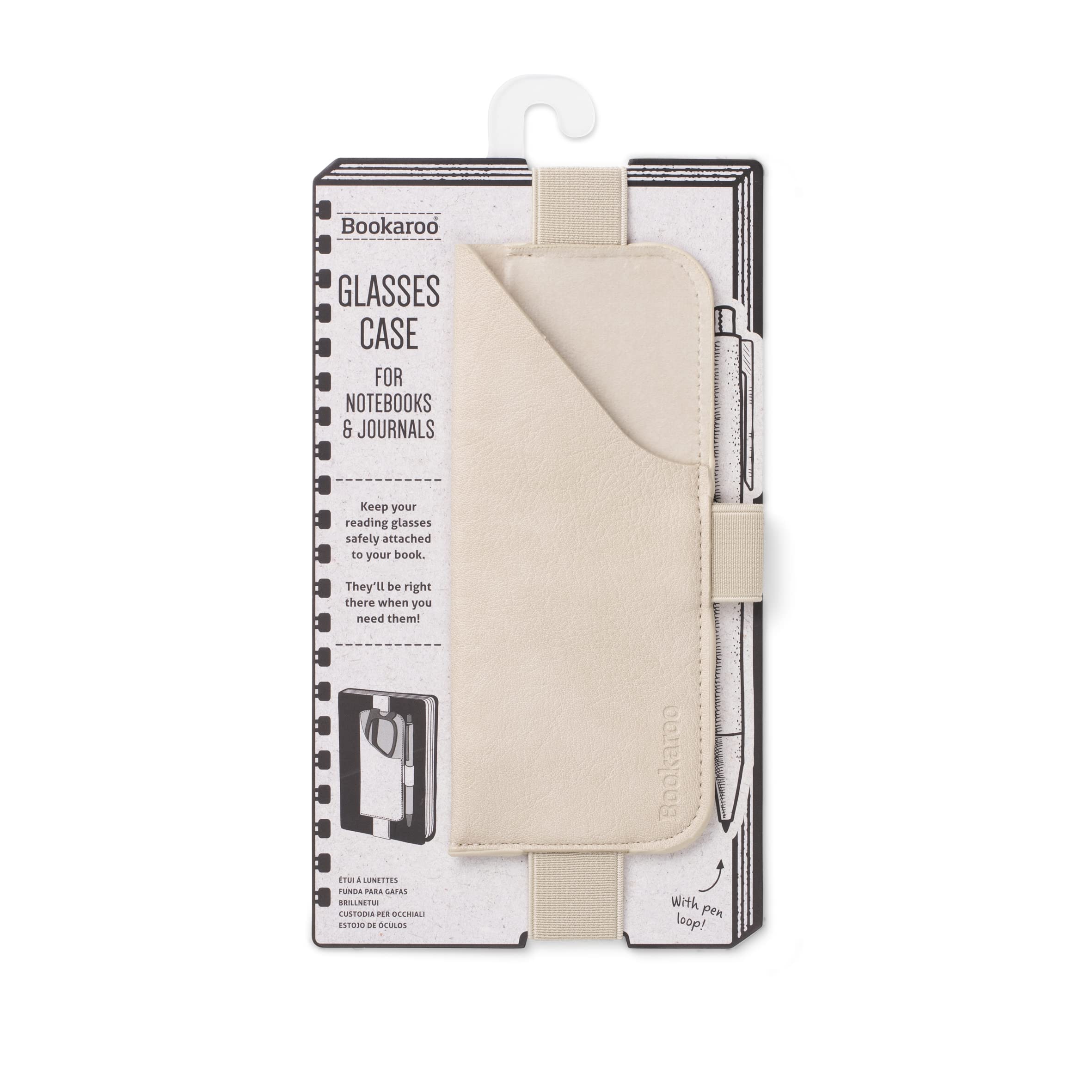 IF Bookaroo Glasses Case - Cream