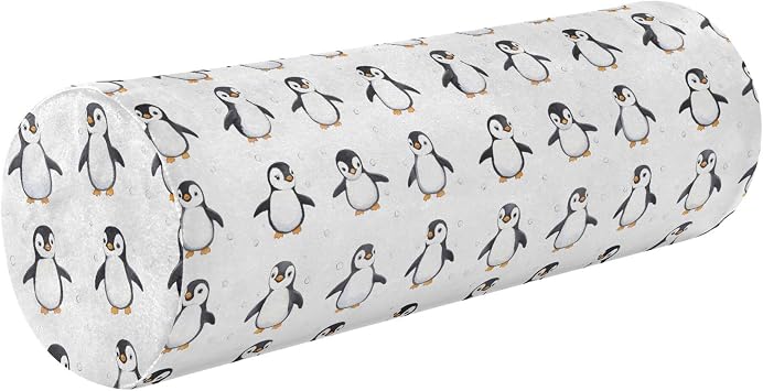 Bolster Pillow Long Neck Roll Pillow Round Pillows for Sleeping Cylinder Throw Pillow Cervical Neck Support Pillow Dsfgdgdfgd