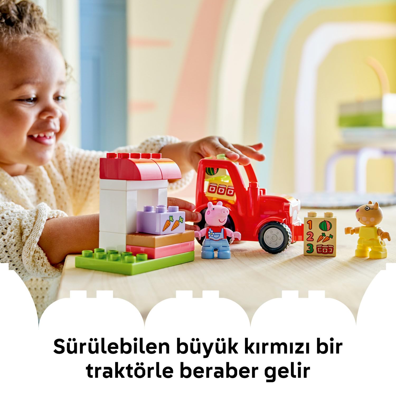 LEGO DUPLO Peppa Pig Traktör ve Pazar 10468