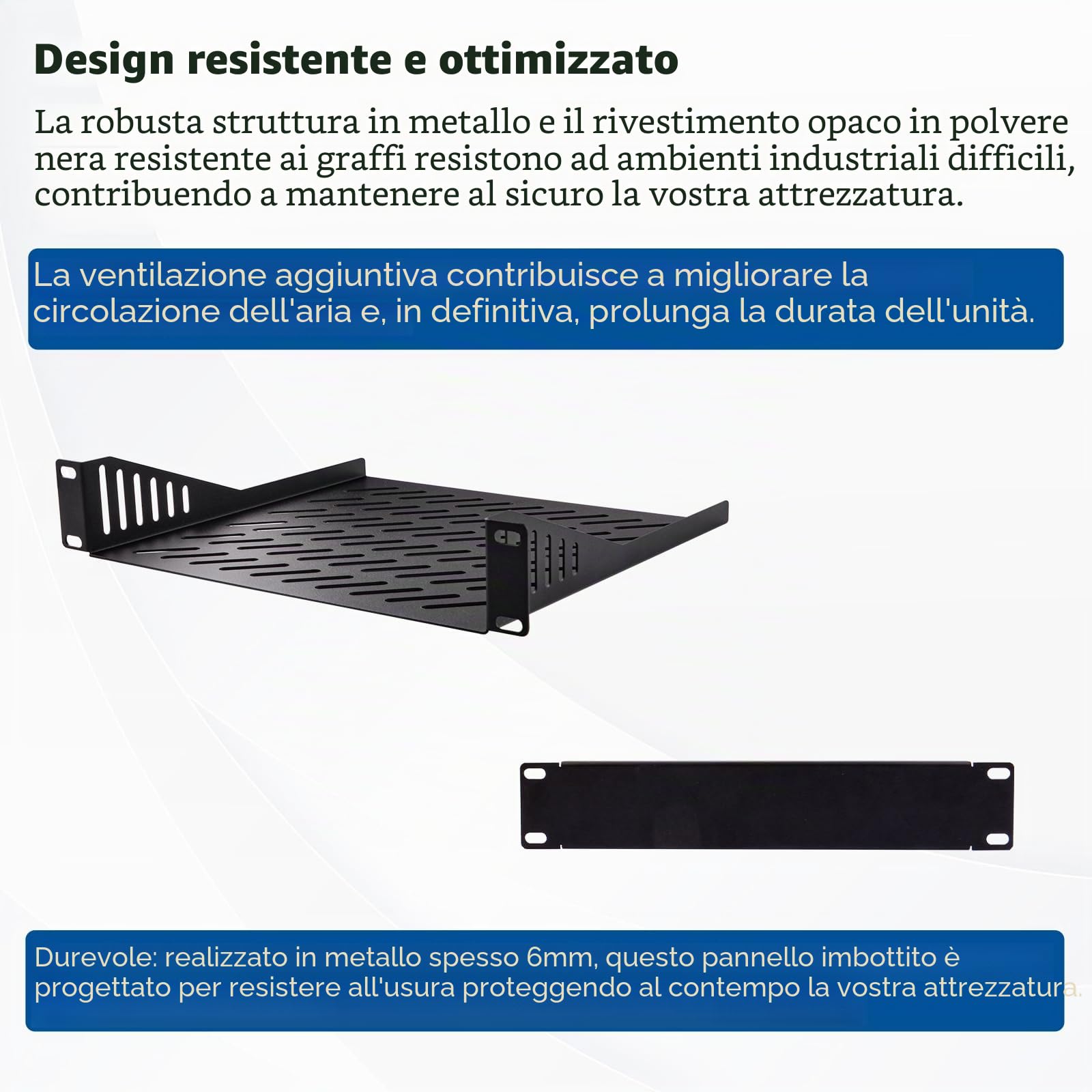 GeeekPi Armadio per server 4U, rack per server da 10 pollici per apparecchiature di rete, audio e video, custodia per montaggio su rack DeskPi RackMate T0