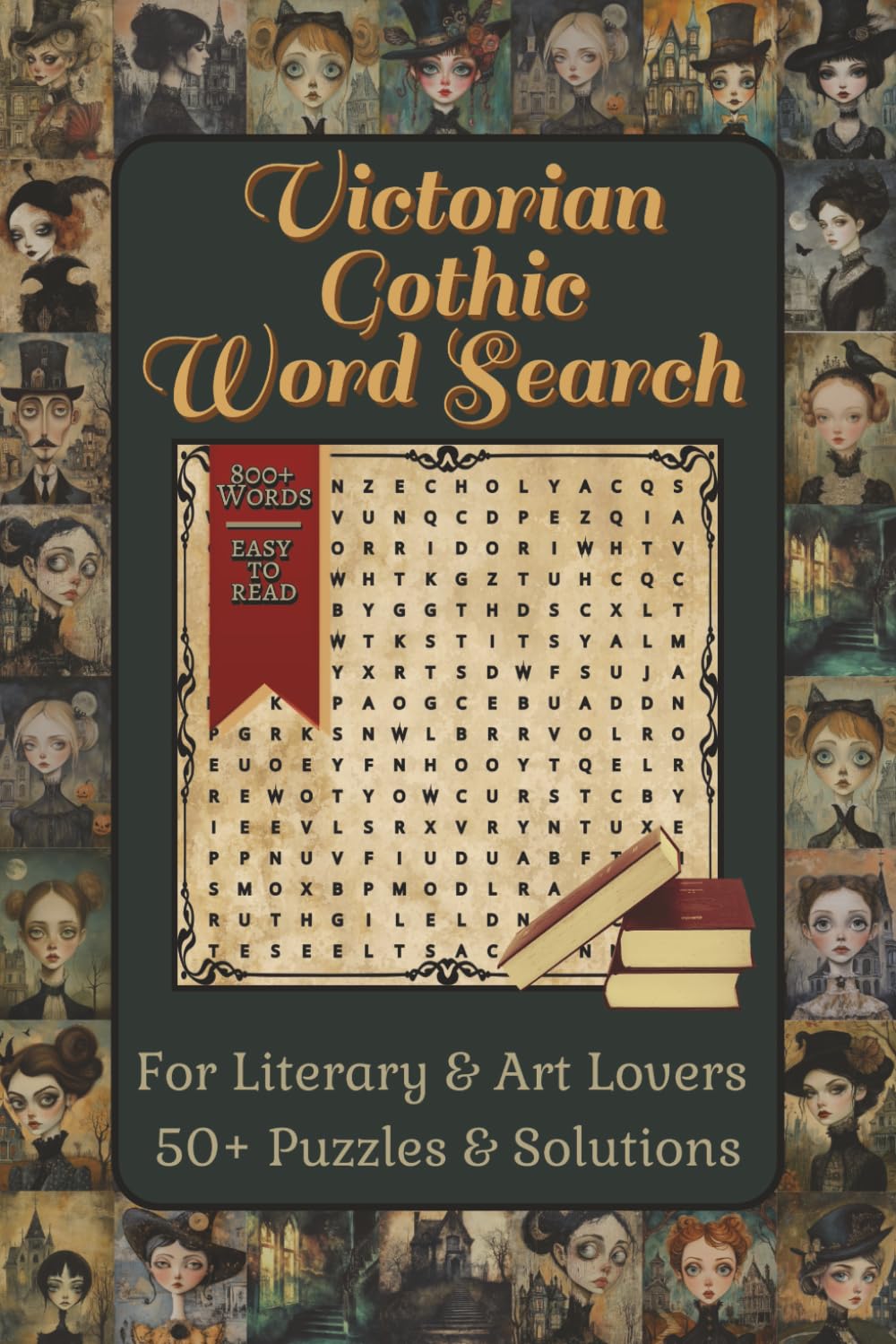 Victorian Gothic Word Search: Word Searches with Easy To Read Print About Victorian Gothic Architecture, Literature, Fashion, and More | 6x9 Inches, ... for Gothic Lovers, Horror Fans, and Free Time