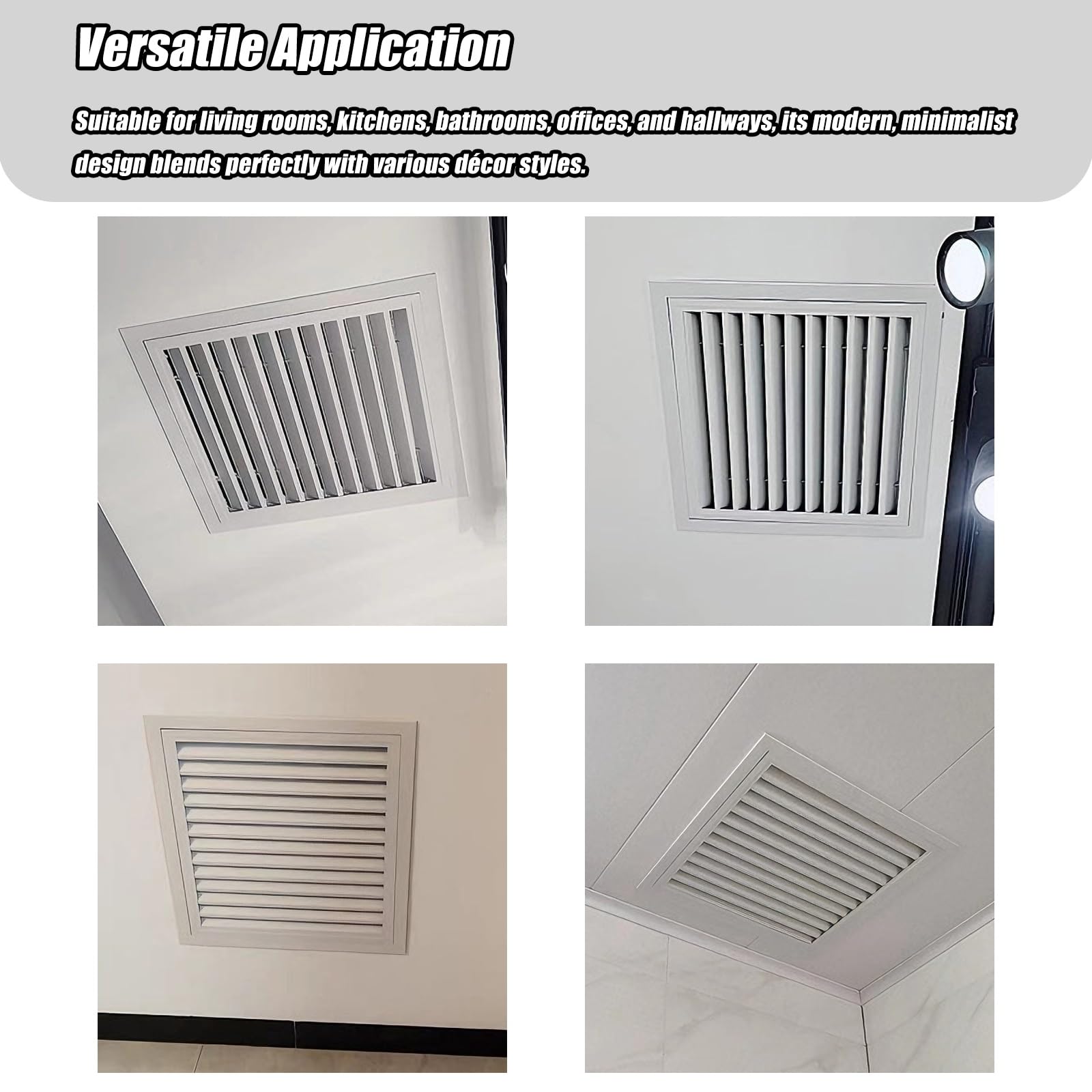 Rejilla con Filtro para Retorno De Aire HVAC Personalizable | InstalacióN En Techo O Pared Lateral, Con Filtro ExtraíBle Y FáCil Mantenimiento(10x16"/25.4x40.6cm)