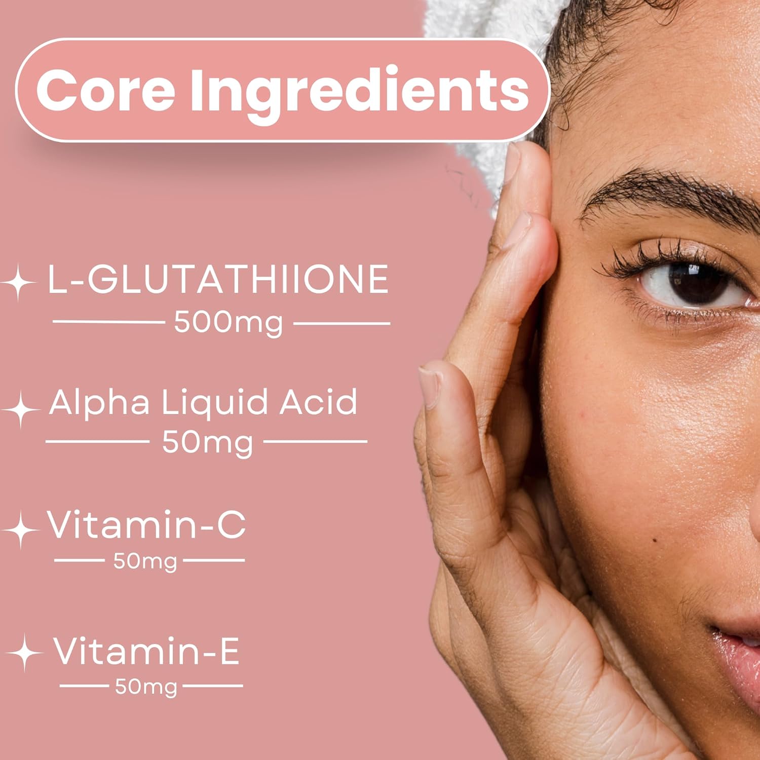 ABHEDA HEALTHCARE L-Glutathione 500mg - 30 Capsules - Advanced Antioxidant for Skin Brightening, Detoxification, and Immune Support ABHEDA HEALTHCARE L-Glutathione 500mg - 30 Capsules - Advanced Antioxidant for Skin Brightening, Detoxification, and Immune Support
