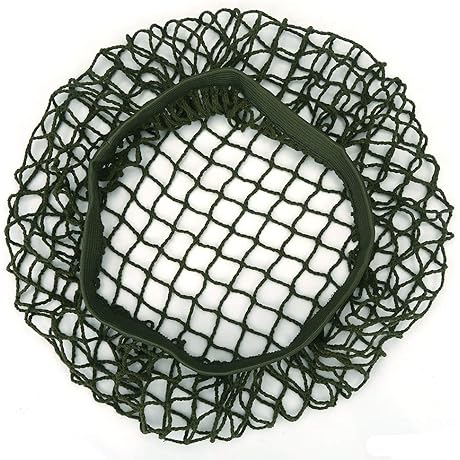 Green Helmet Net for WW2 M1, M35, M88 Helmet- Green Nylon Camouflage
