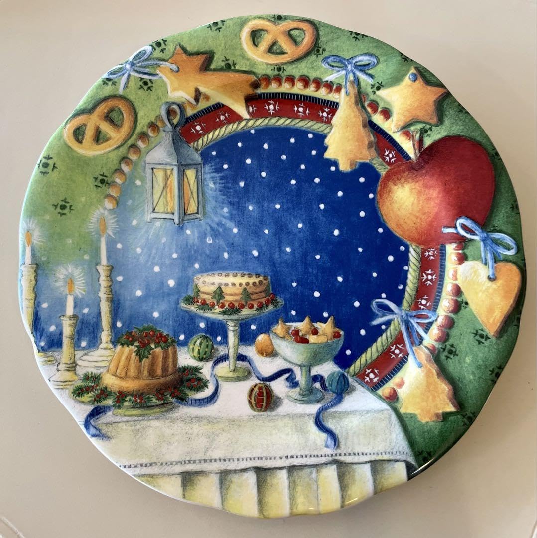 ジアン Gien クリスマスプレート 6枚セット