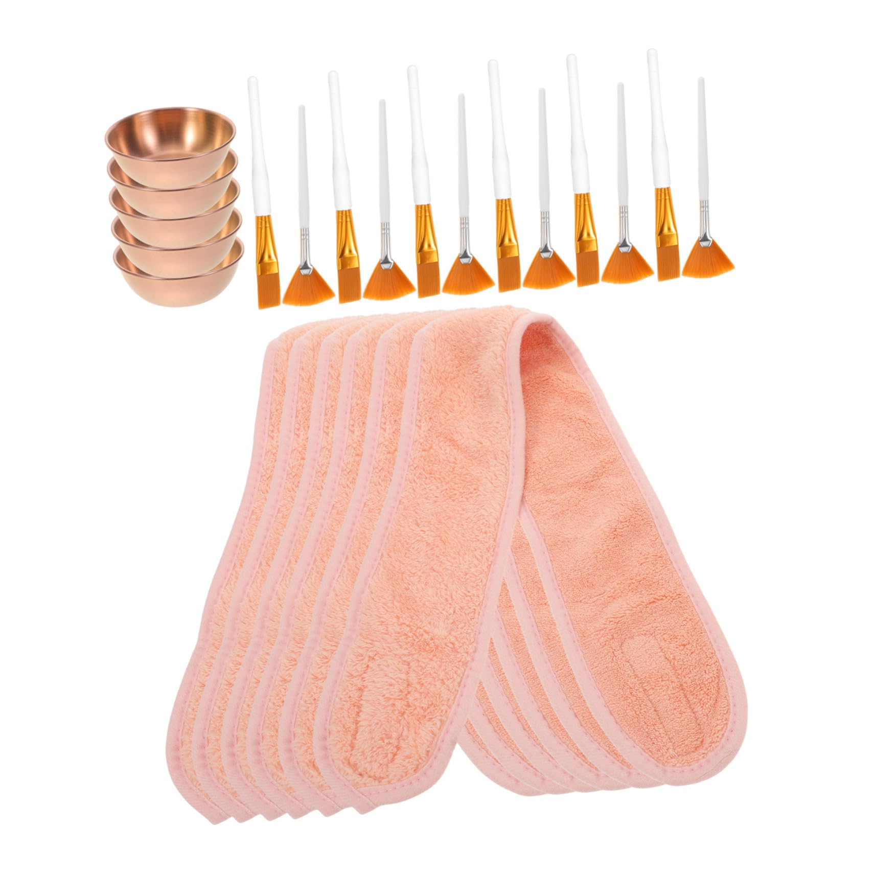 Healvian Gesichtsmaskenpinsel-set mit Schalen für Gesichtsbehandlungen Hautpflege-werkzeugen und Beauty-stirnband für Professionelle Kosmetikbedarf