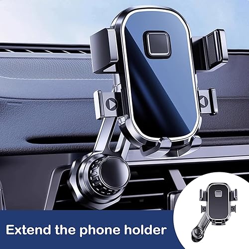 Miniatura 6 de Soporte para teléfono de coche, soporte para teléfono de ventilación, ajustable 360, adecuado para teléfonos móviles de 4.7-6.8 pulgadas